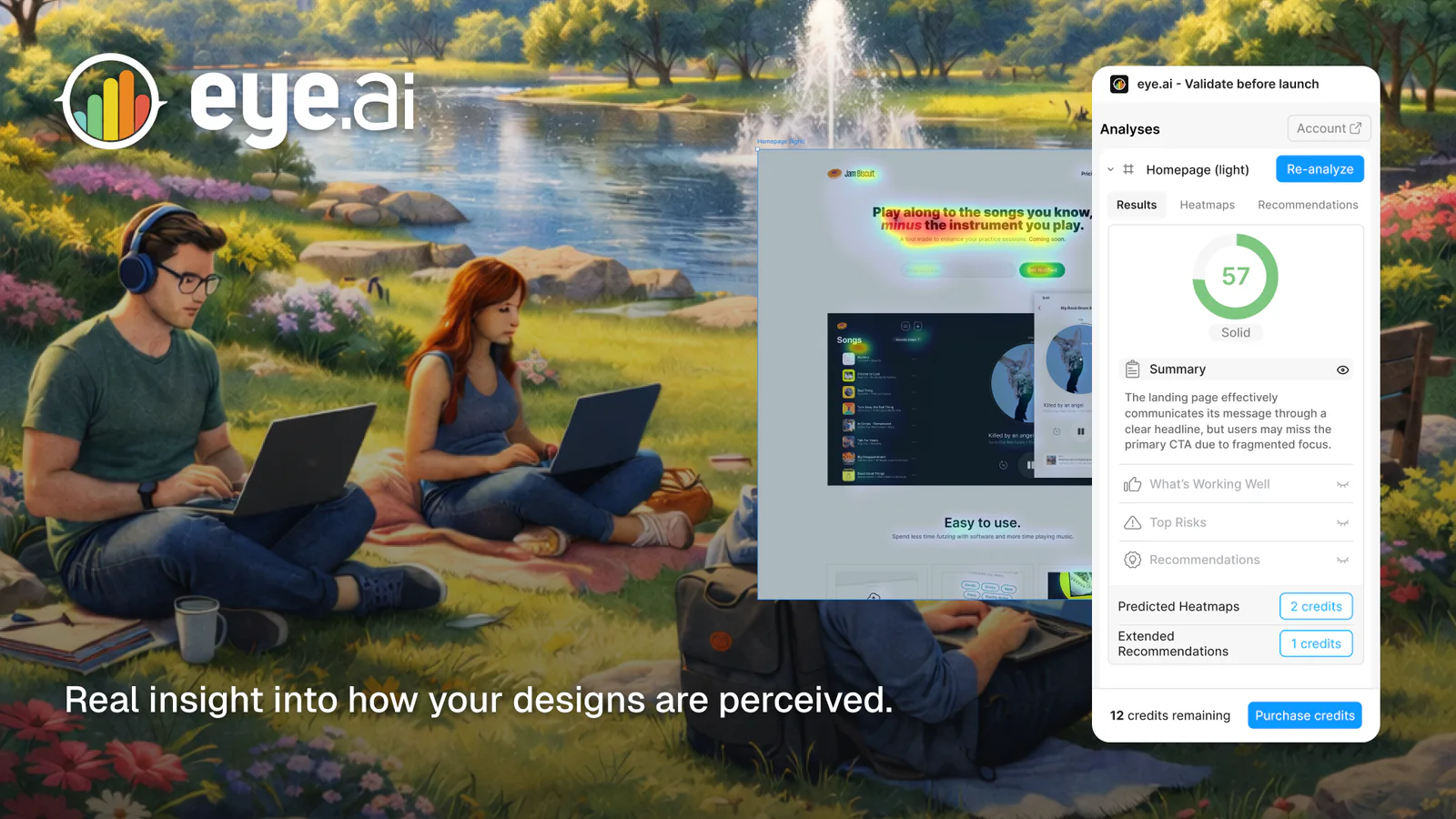 eye.ai - Validate your work before you ship. Figma 插件详情预览图