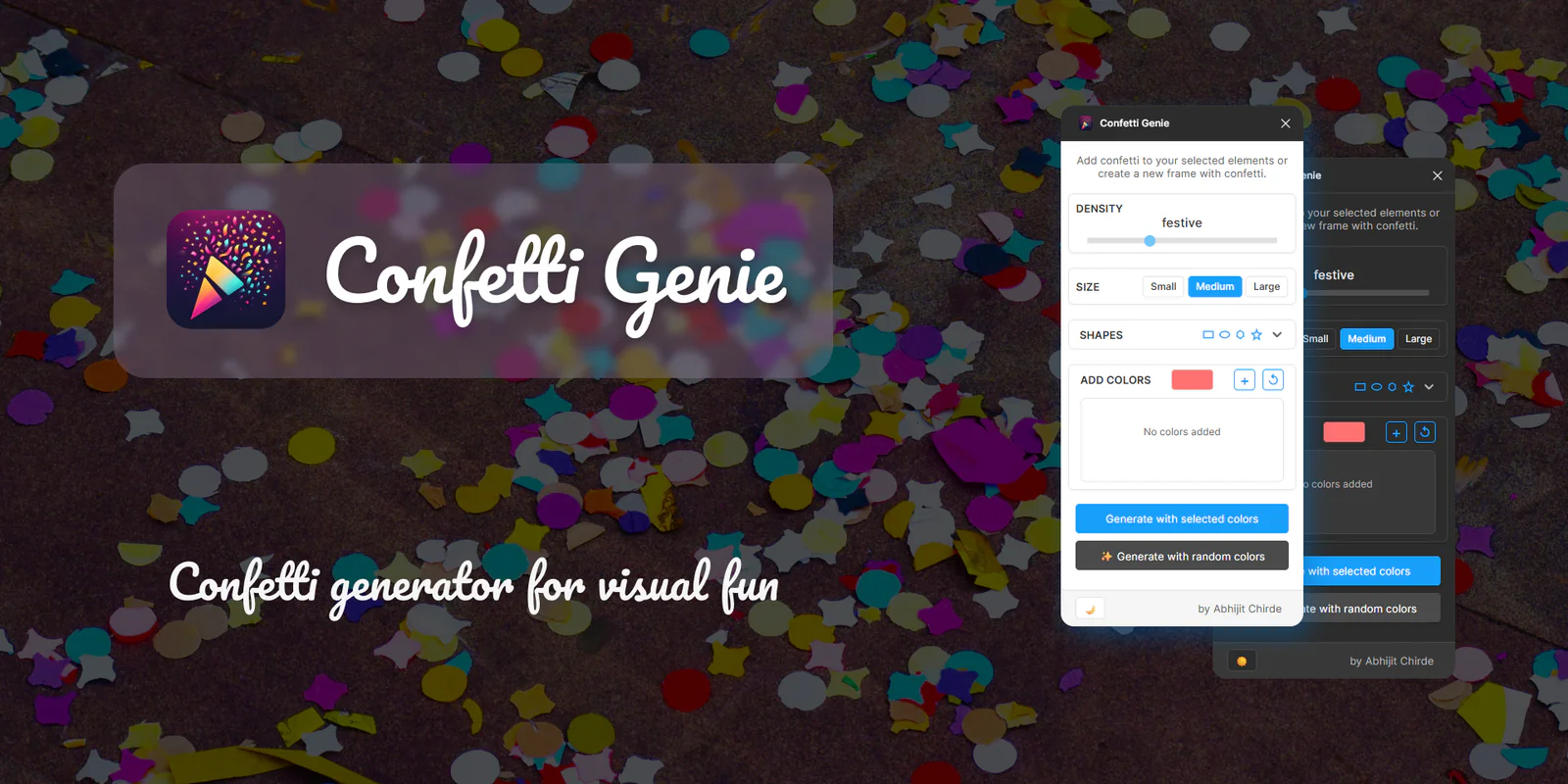 Confetti Genie Figma 插件详情预览图
