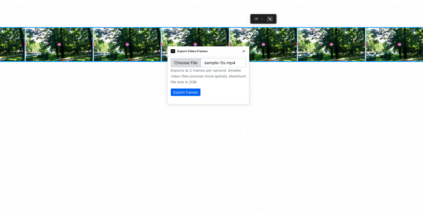 Export Video Frames Figma 插件详情预览图