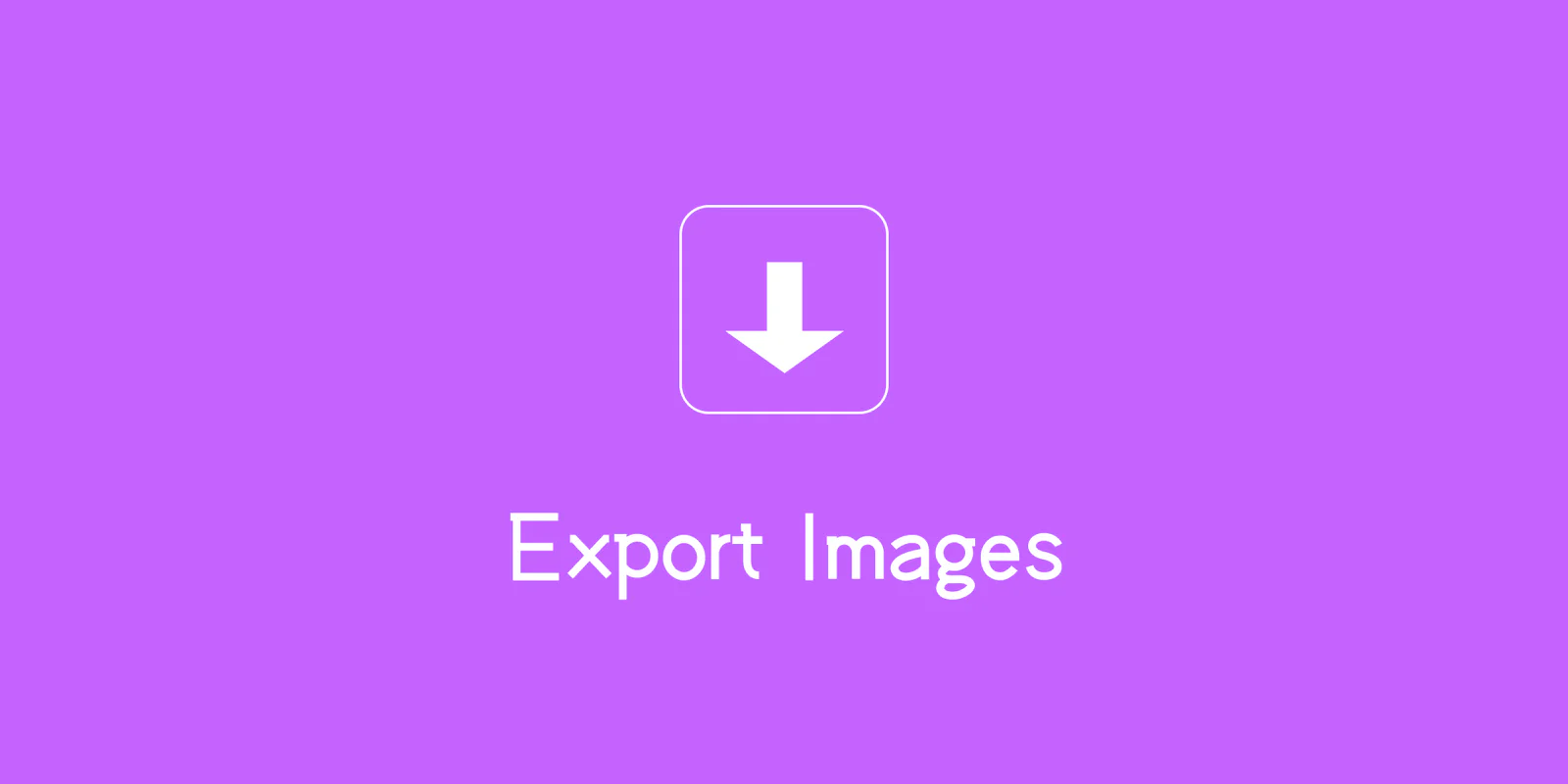 Export images Figma 插件详情预览图