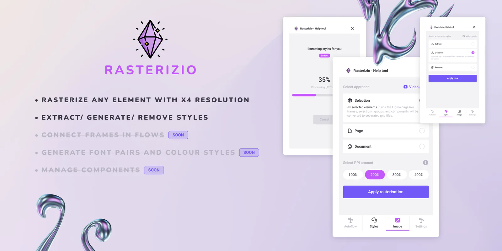 Rasterizio - Help tool Figma 插件详情预览图