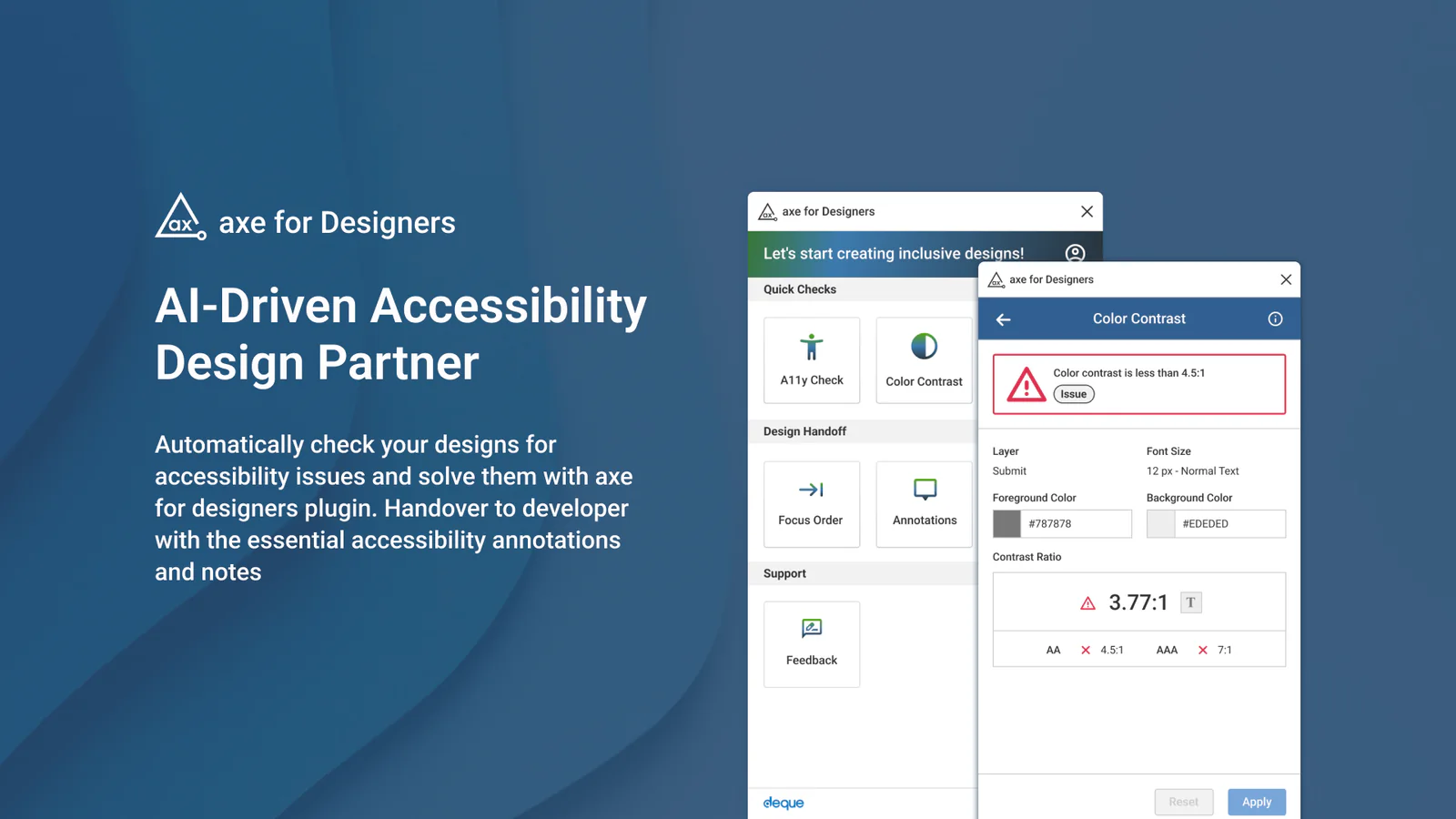 axe for Designers: A Free Accessibility Plugin Figma 插件详情预览图