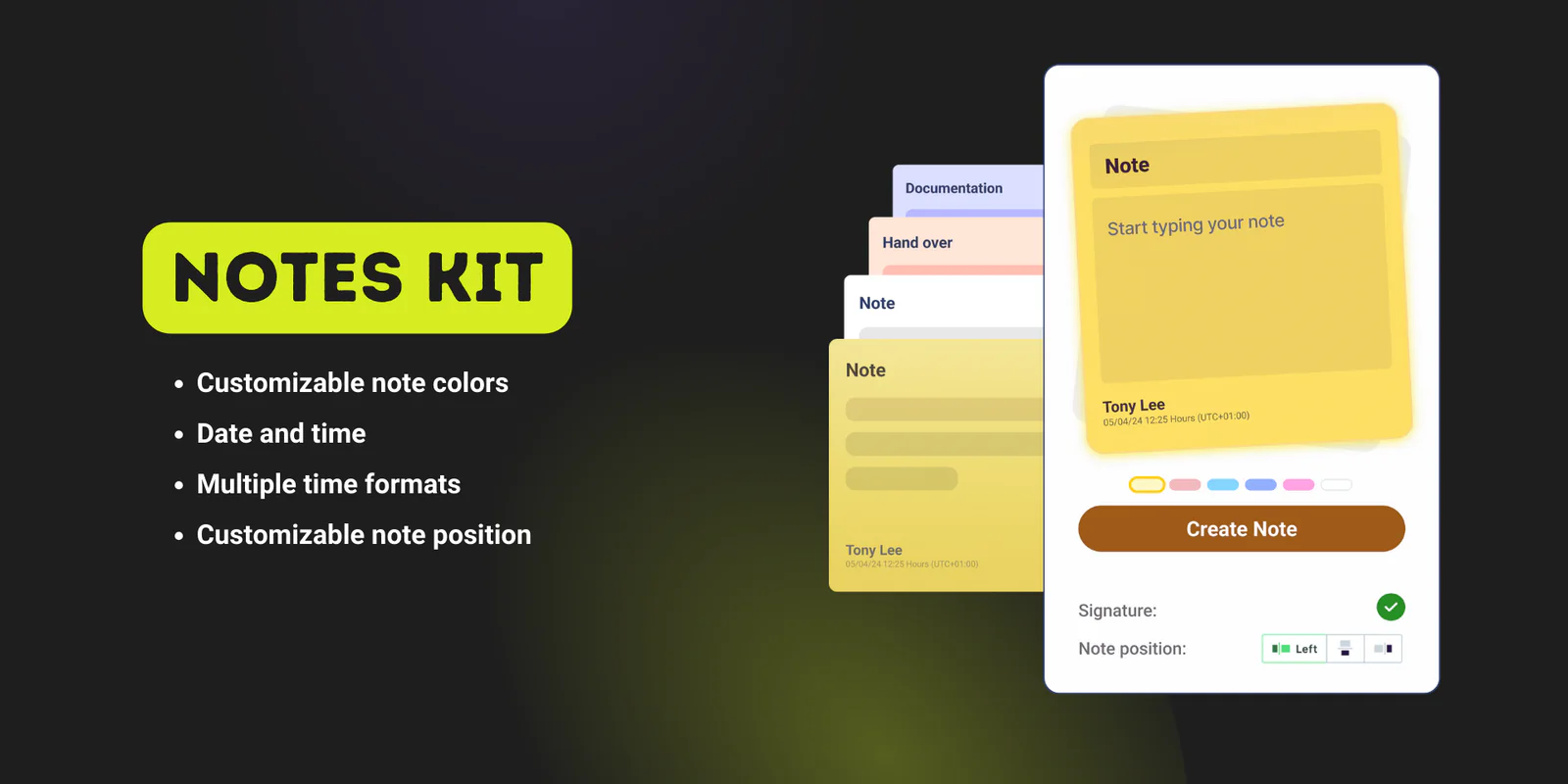 Sticky Notes Kit Figma 插件详情预览图