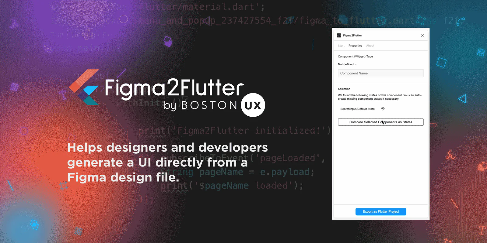 Figma2Flutter Figma 插件详情预览图