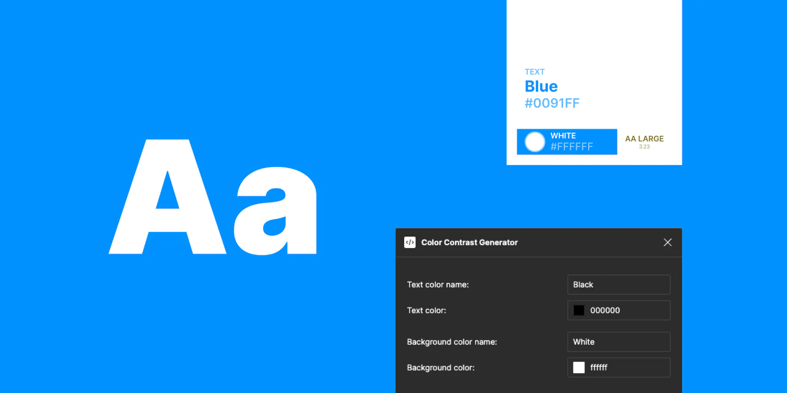 Color Contrast Generator Figma 插件详情预览图