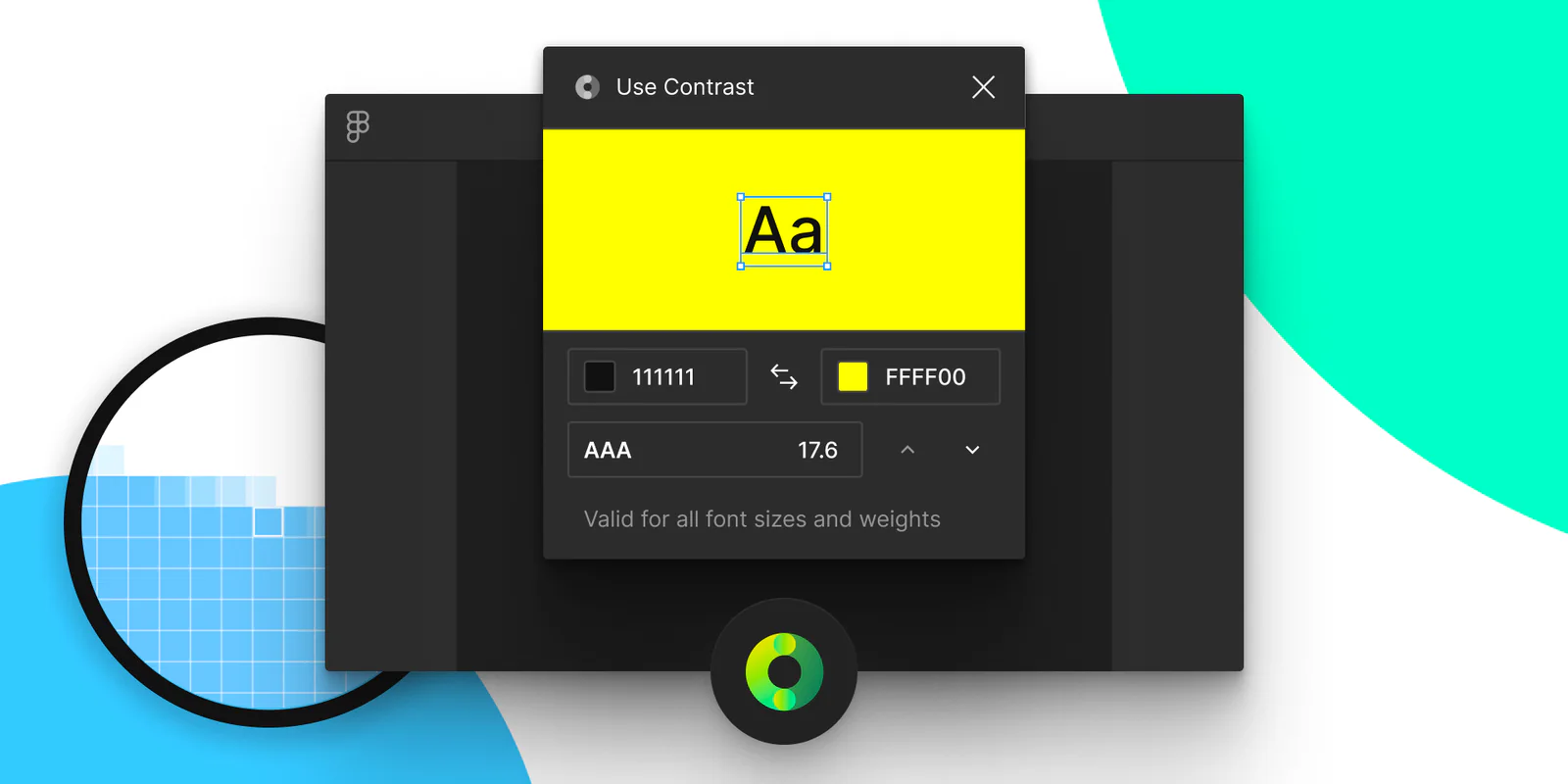Use Contrast Figma 插件详情预览图