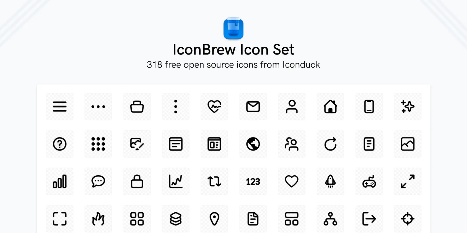 IconBrew Icon Set by Iconduck Figma 插件详情预览图