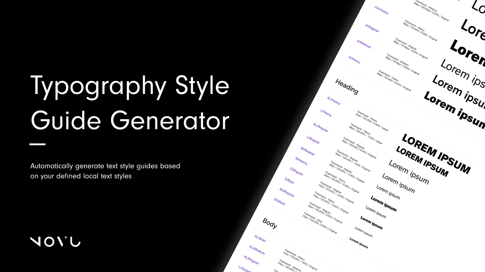 Typography Style Guide Generator Figma 插件详情预览图