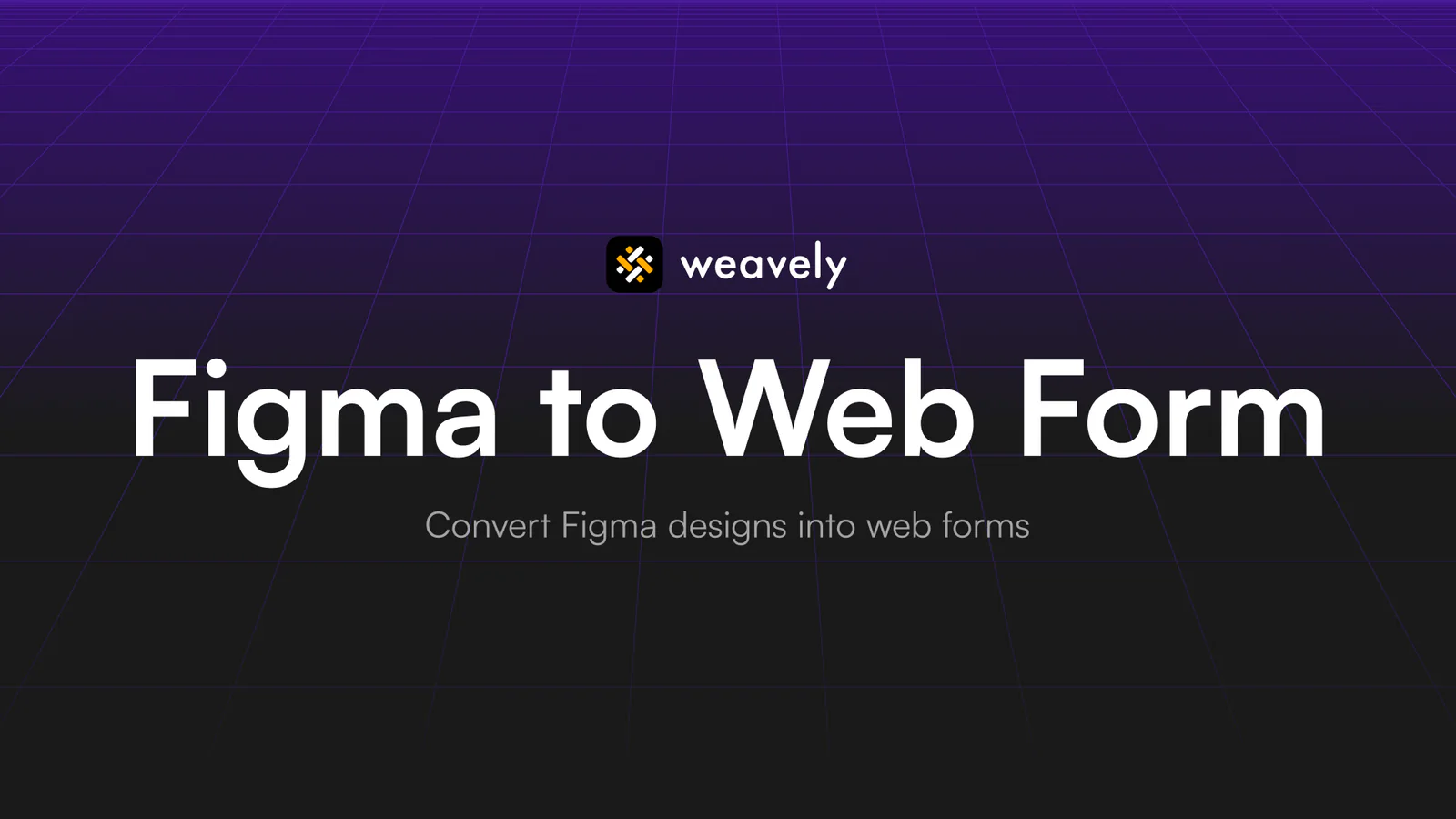 Figma to Web Forms Figma 插件详情预览图