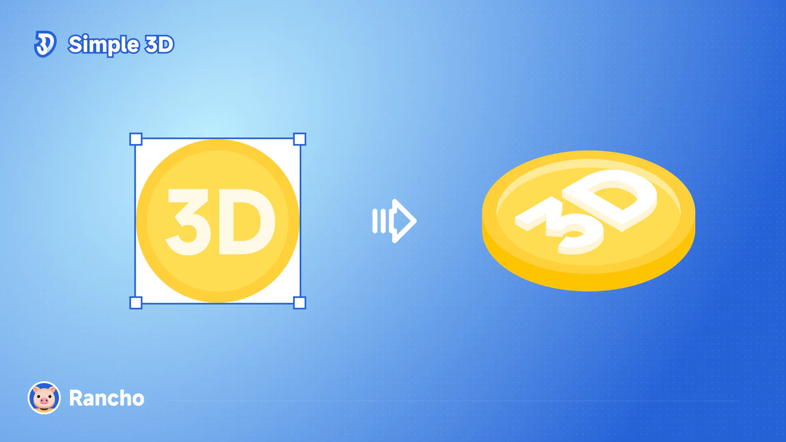 Simple 3D 矢量转2.5D~3D图形 Figma 插件详情预览图