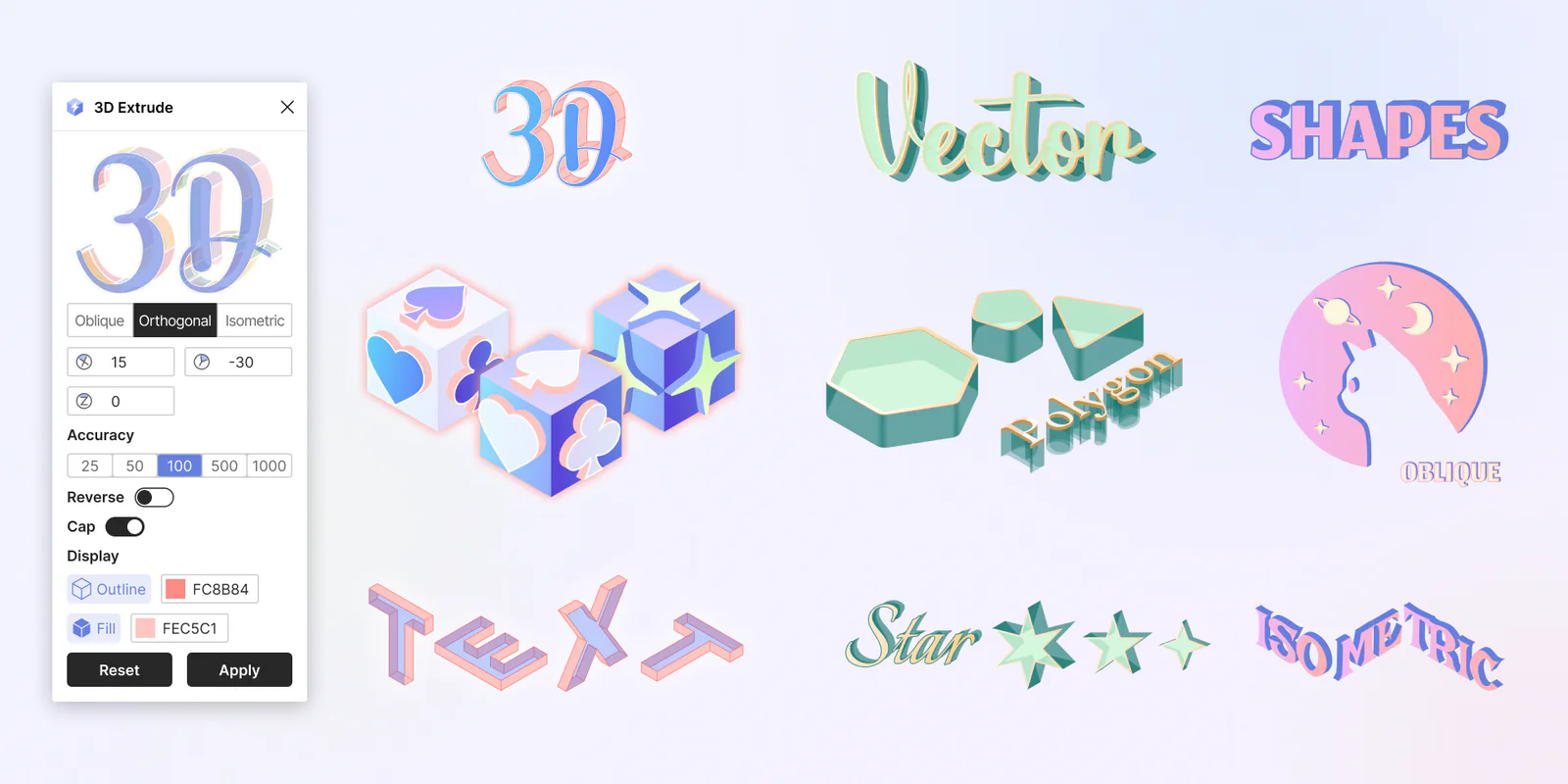 3D Vector Figma 插件详情预览图