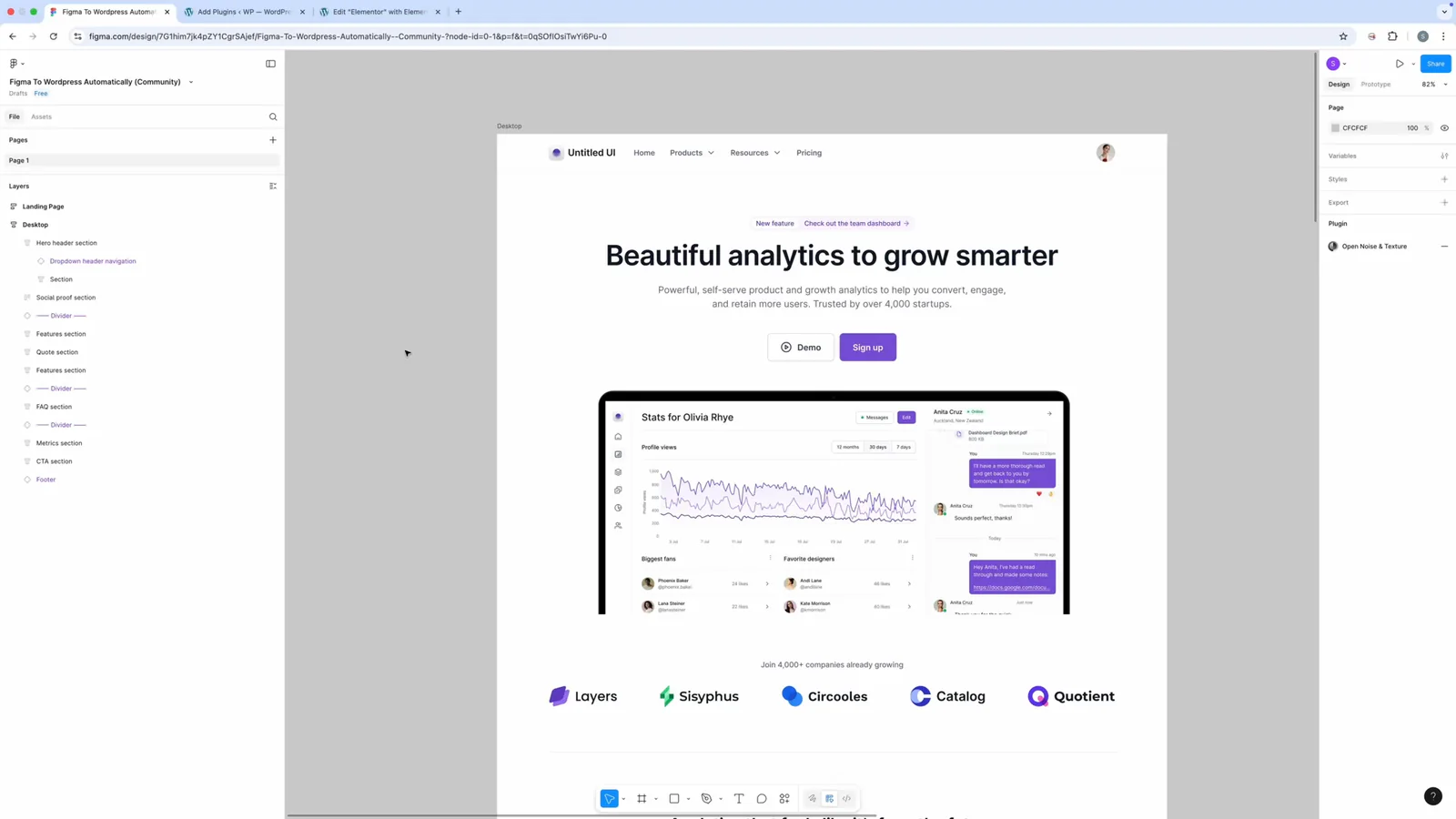 Figma To Elementor Figma 插件详情预览图