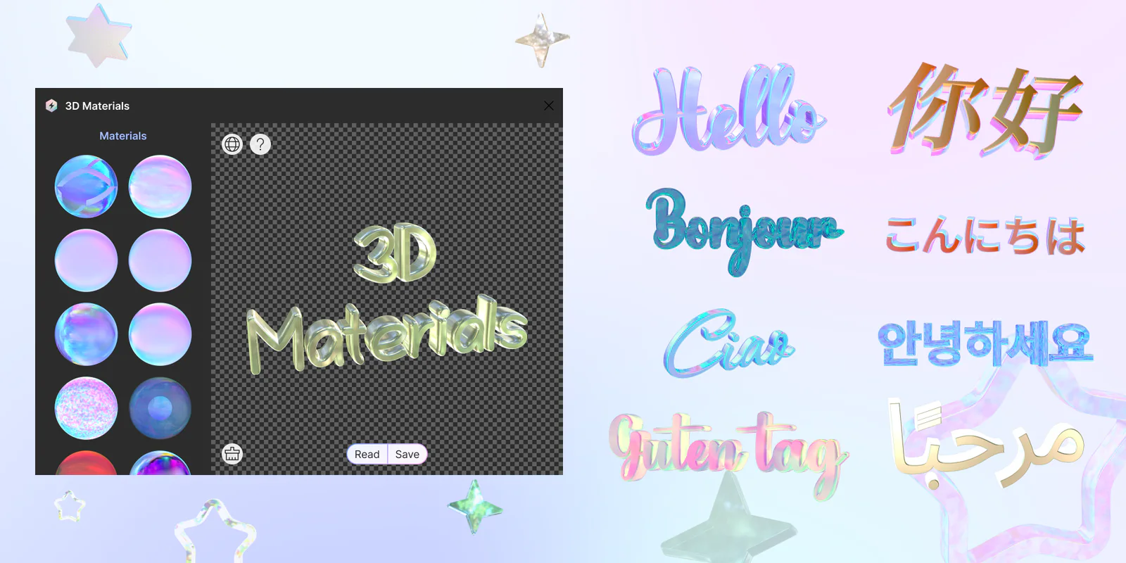 3D Materials Figma 插件详情预览图