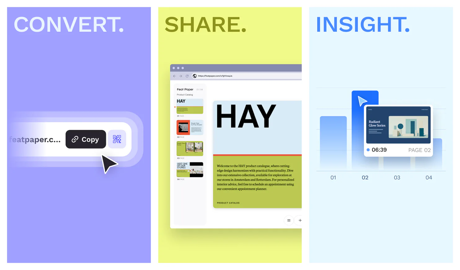 FeatPaper—Tracking & Decks ·Interactive PDFs (Pitchdeck, PowerPoints, GoogleSlides, PPTX, Analytics) Figma 插件详情预览图