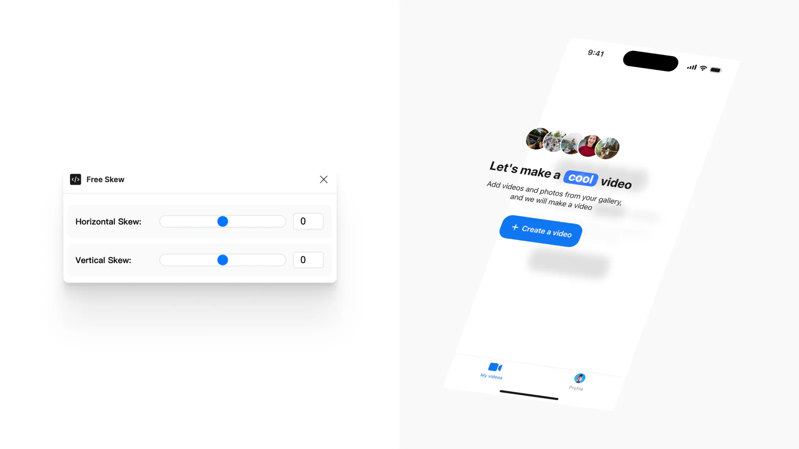 Free Skew Figma 插件详情预览图