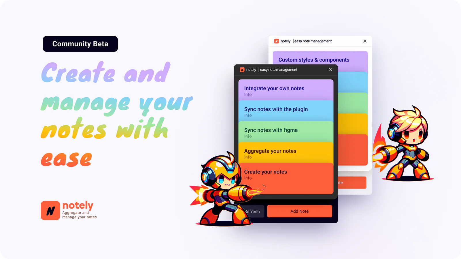 notely ✍️ | Sticky Notes Figma 插件详情预览图