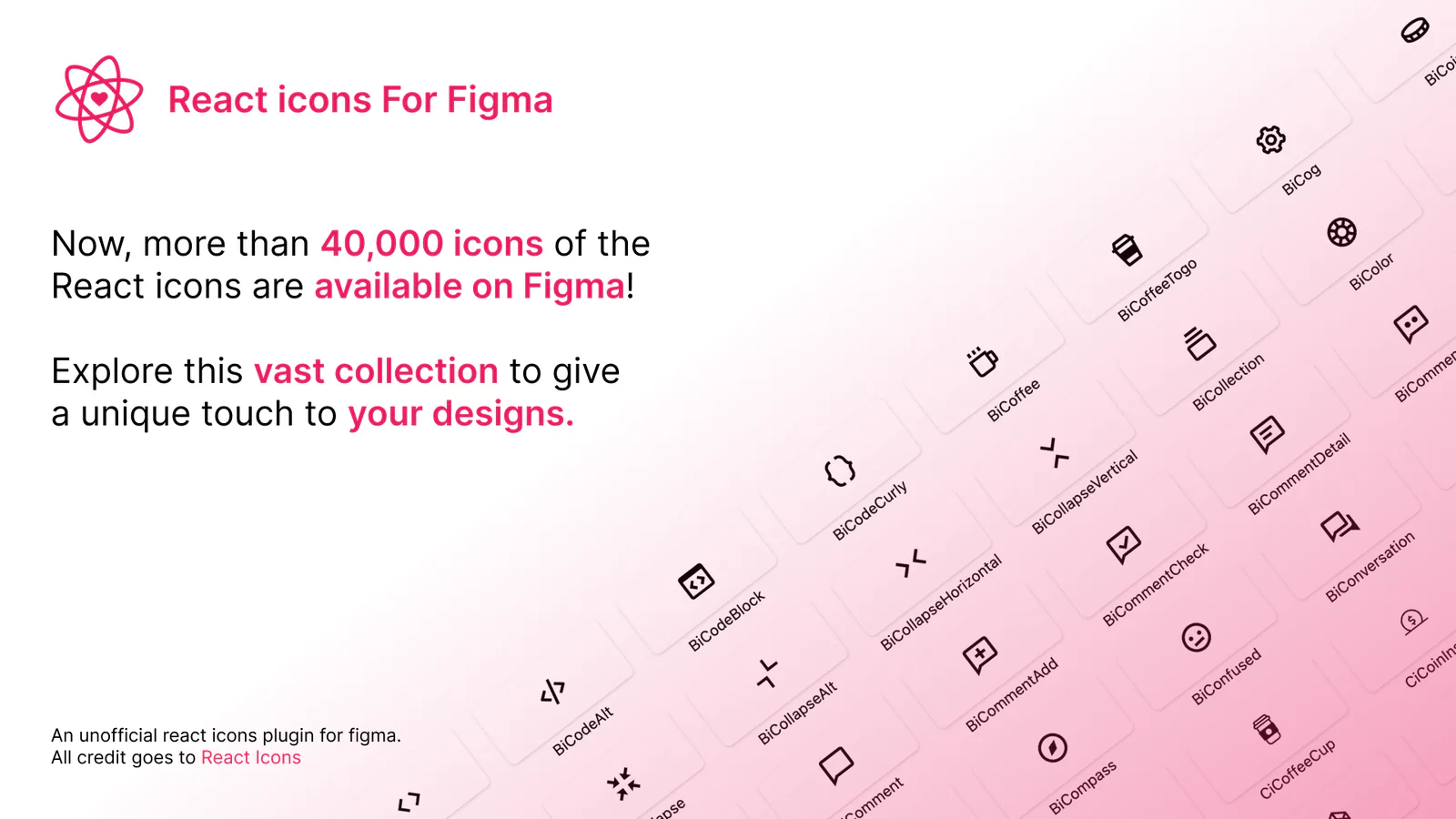 React Icons for Figma Figma 插件详情预览图