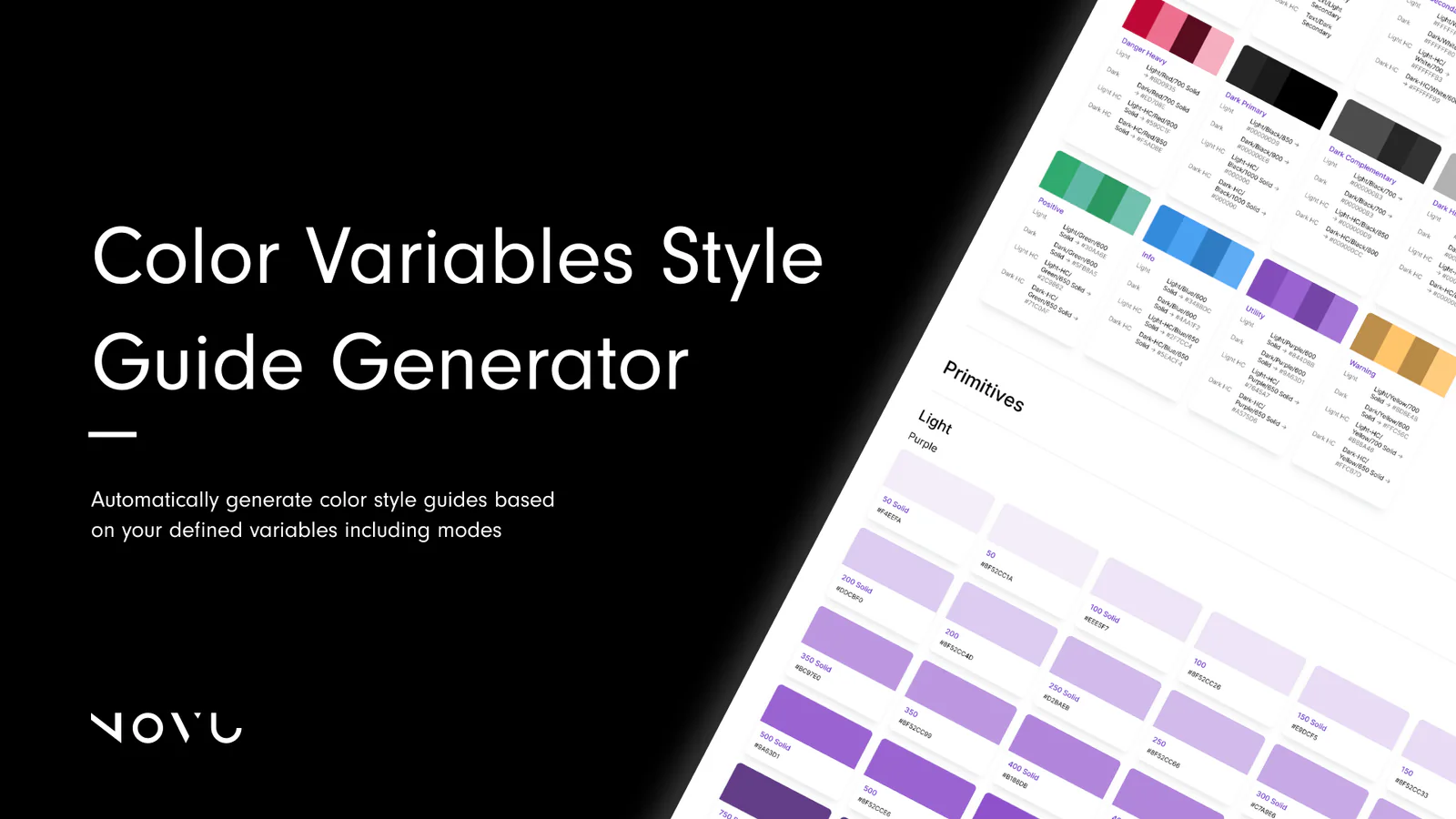 Color Variables Style Guide Generator Figma 插件详情预览图