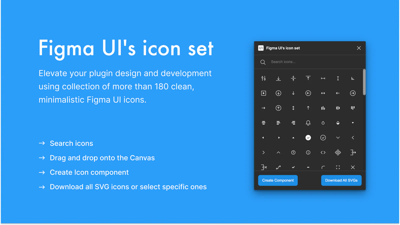 Figma UI Icon Set Figma 插件详情预览图