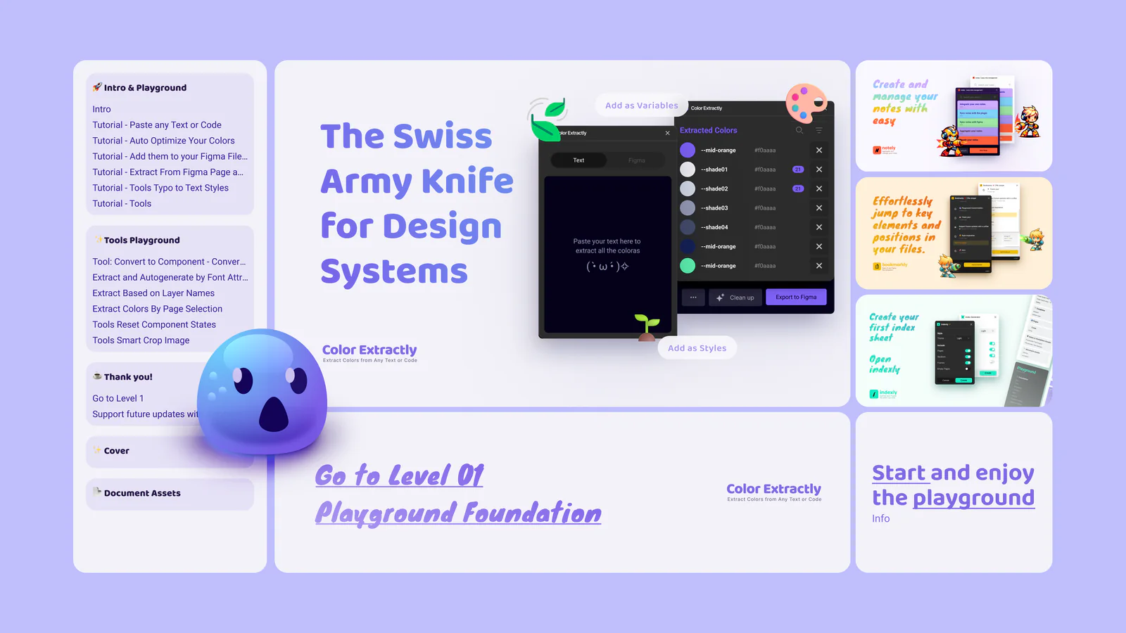 Color Extractly 🎨 | Design Token Studio Figma 插件详情预览图