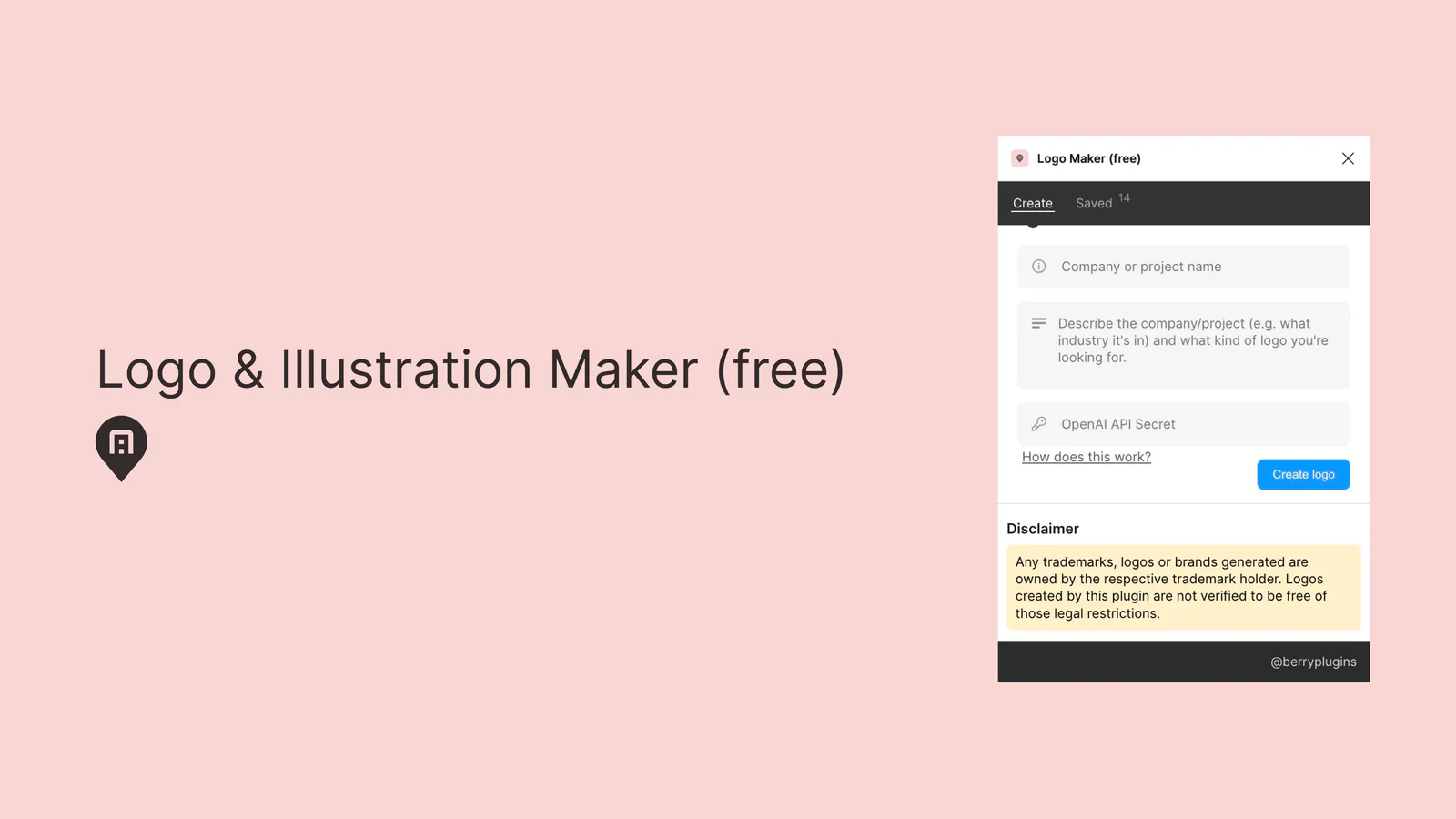 Logo & Illustration Maker (free) Figma 插件详情预览图