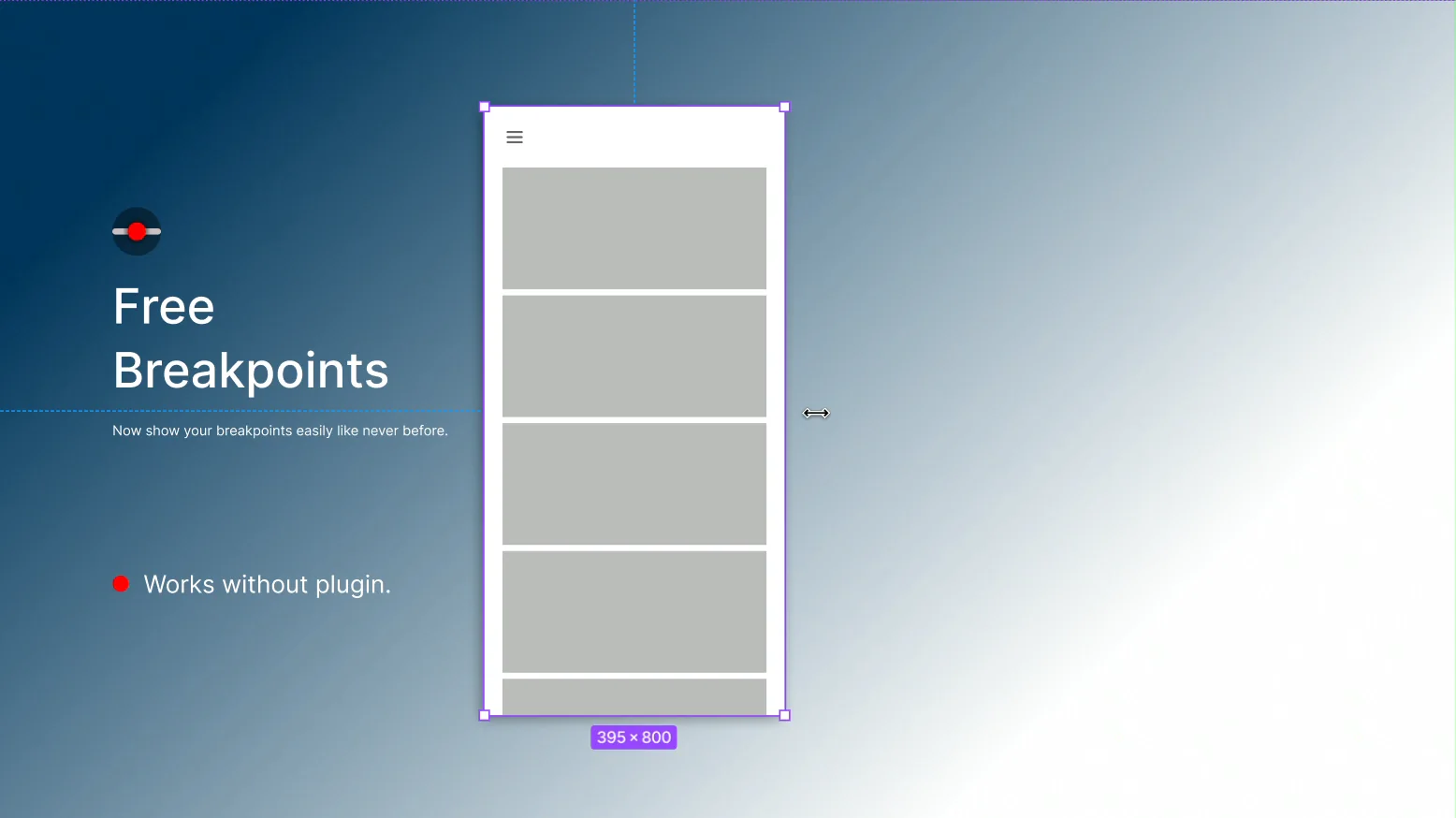 Free Breakpoints Figma 插件详情预览图