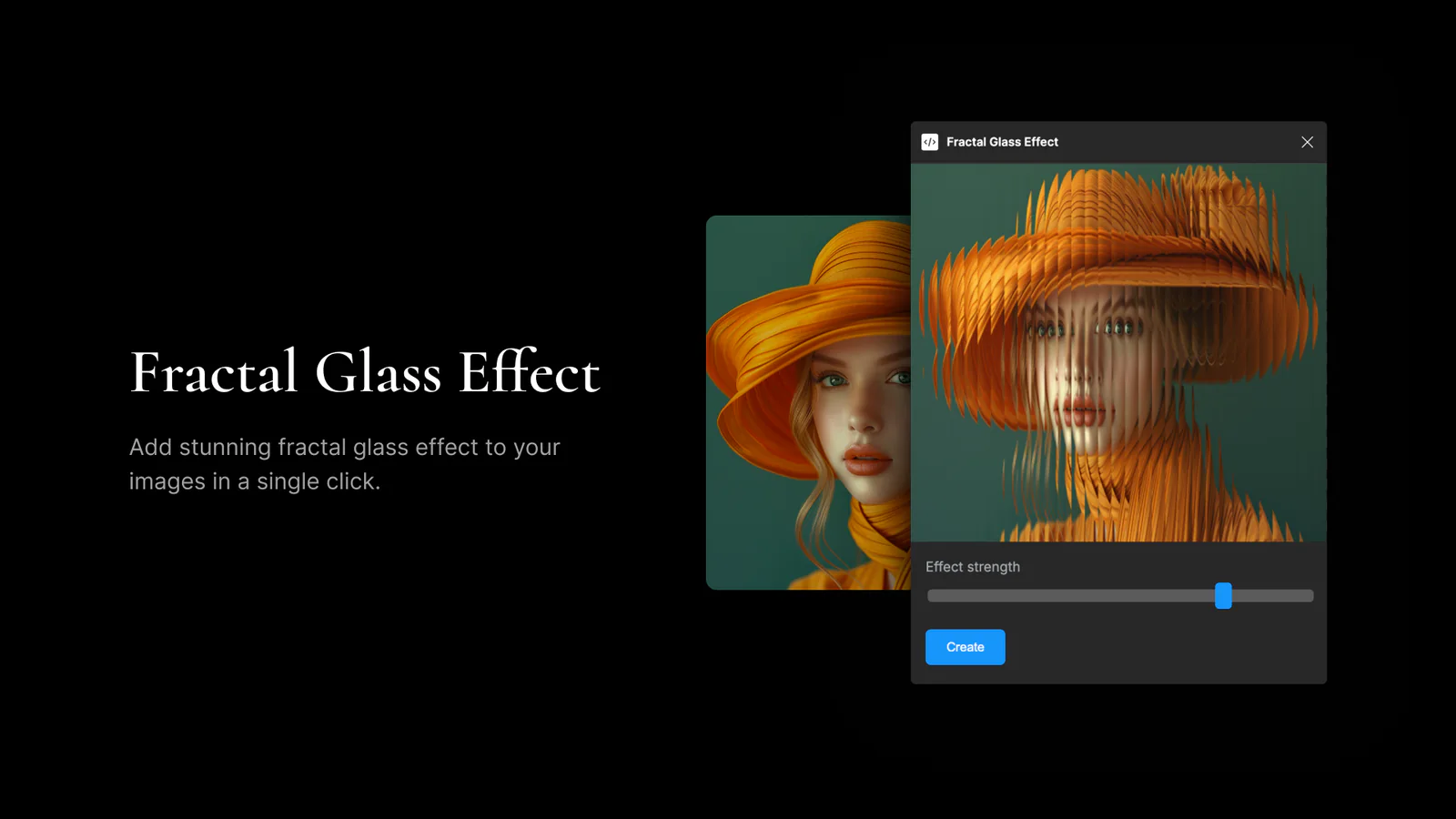Fractal Glass Effect Figma 插件详情预览图