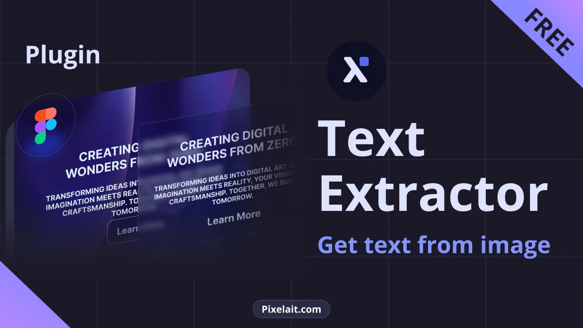 Text Extractor Figma 插件详情预览图