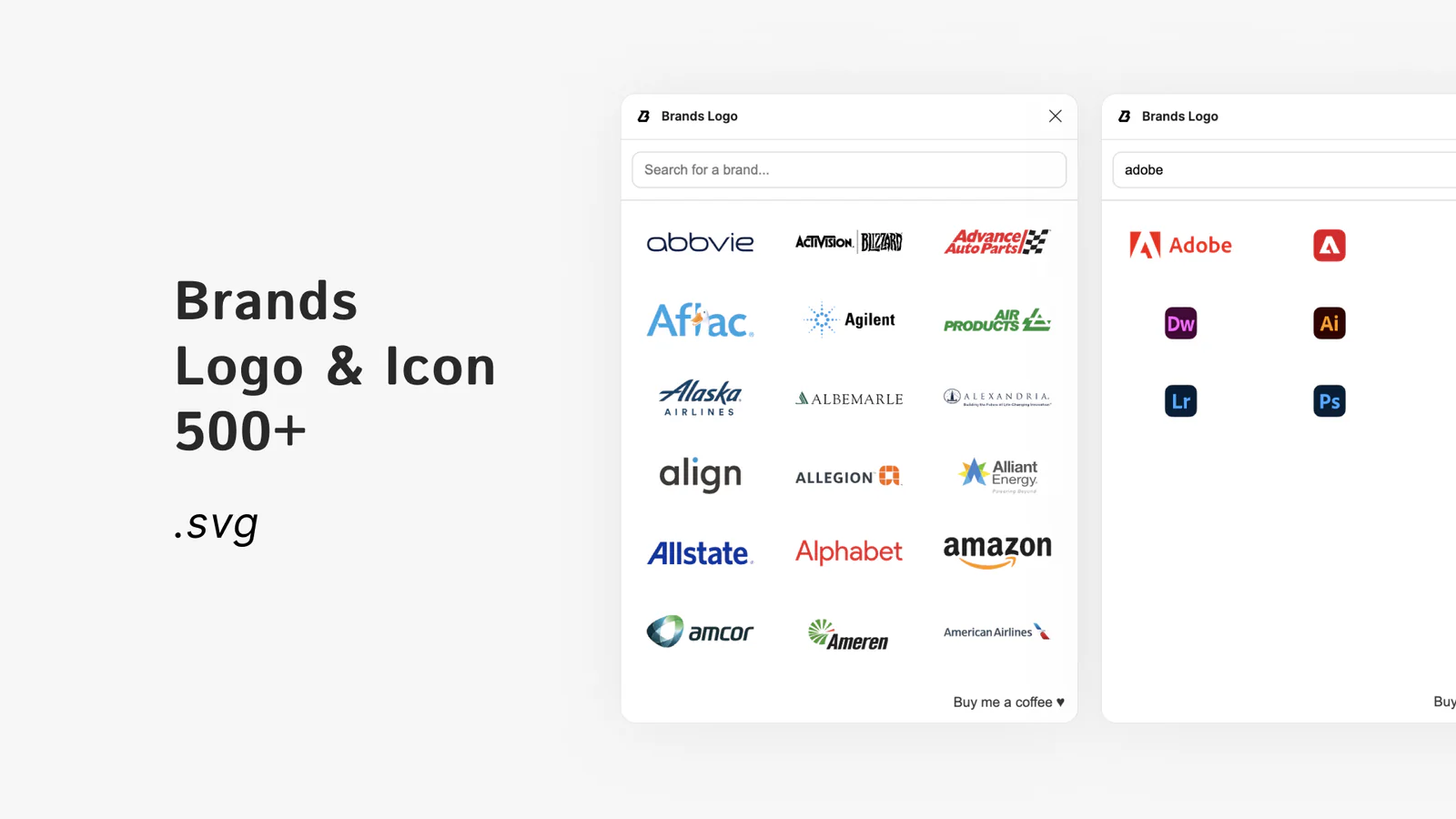 Brands Logo Figma 插件详情预览图