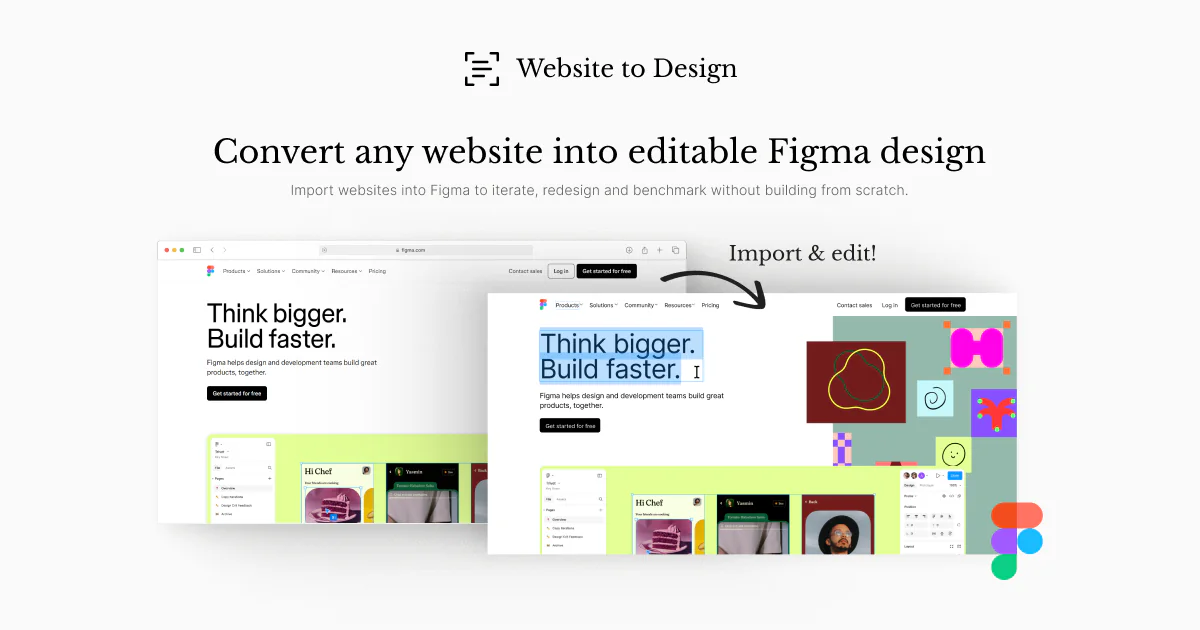 Website To Design Figma 插件详情预览图