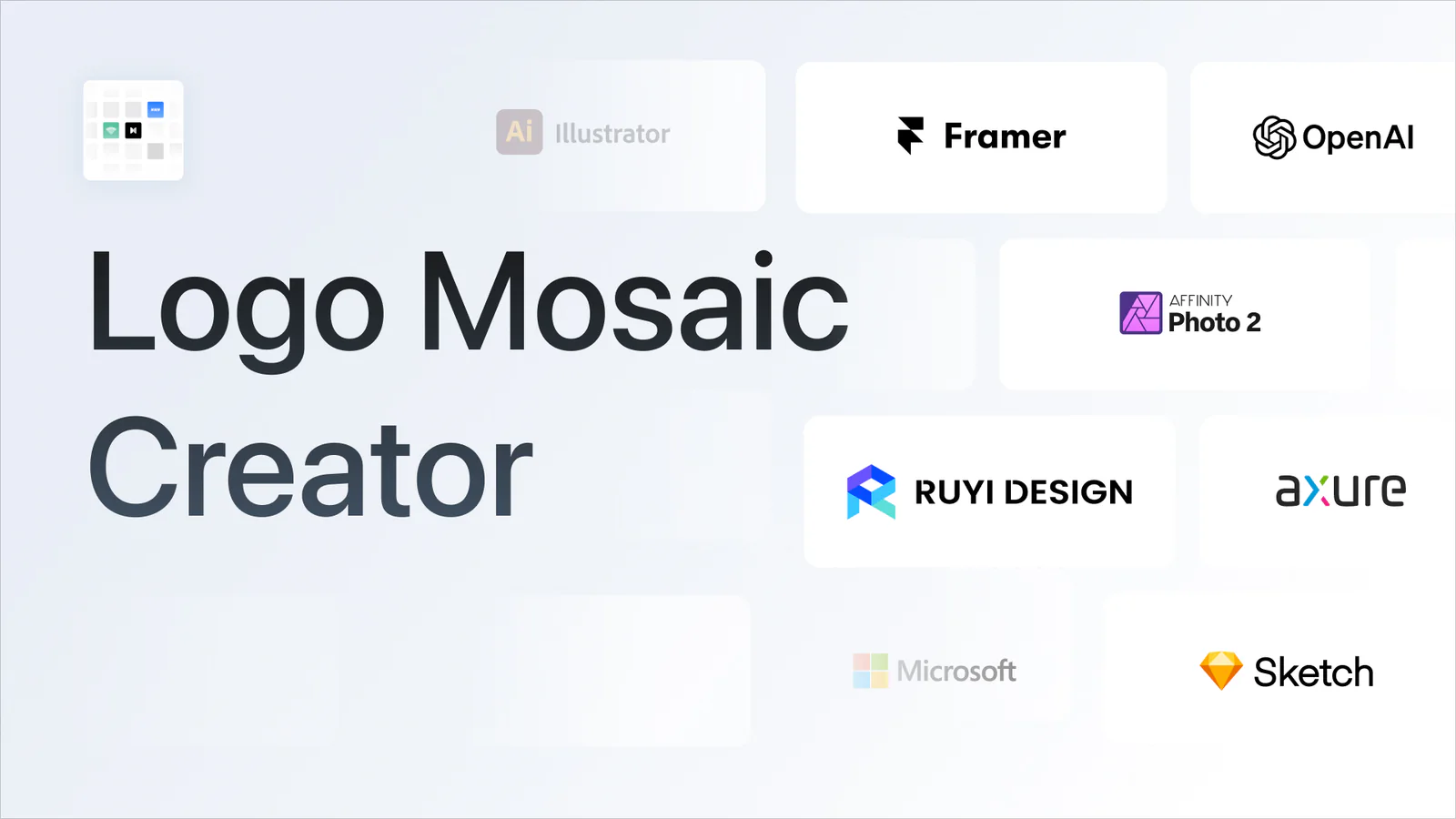 Logo Mosaic Creator Figma 插件详情预览图
