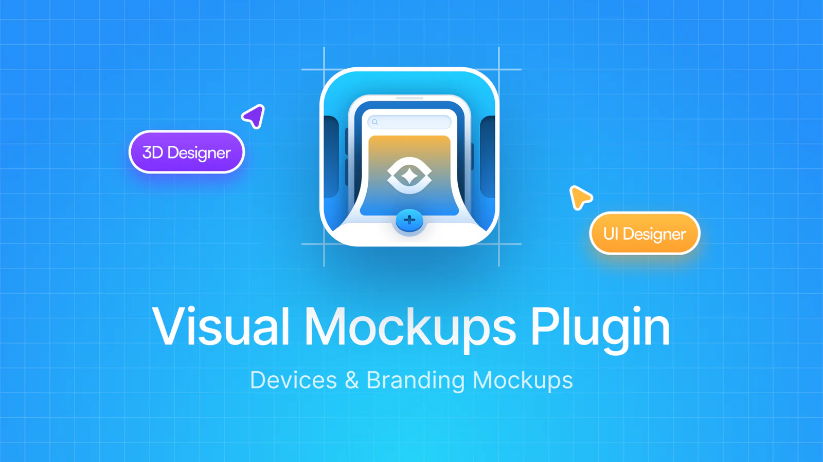 Visual Mockups - Devices & Branding Mockups Figma 插件详情预览图