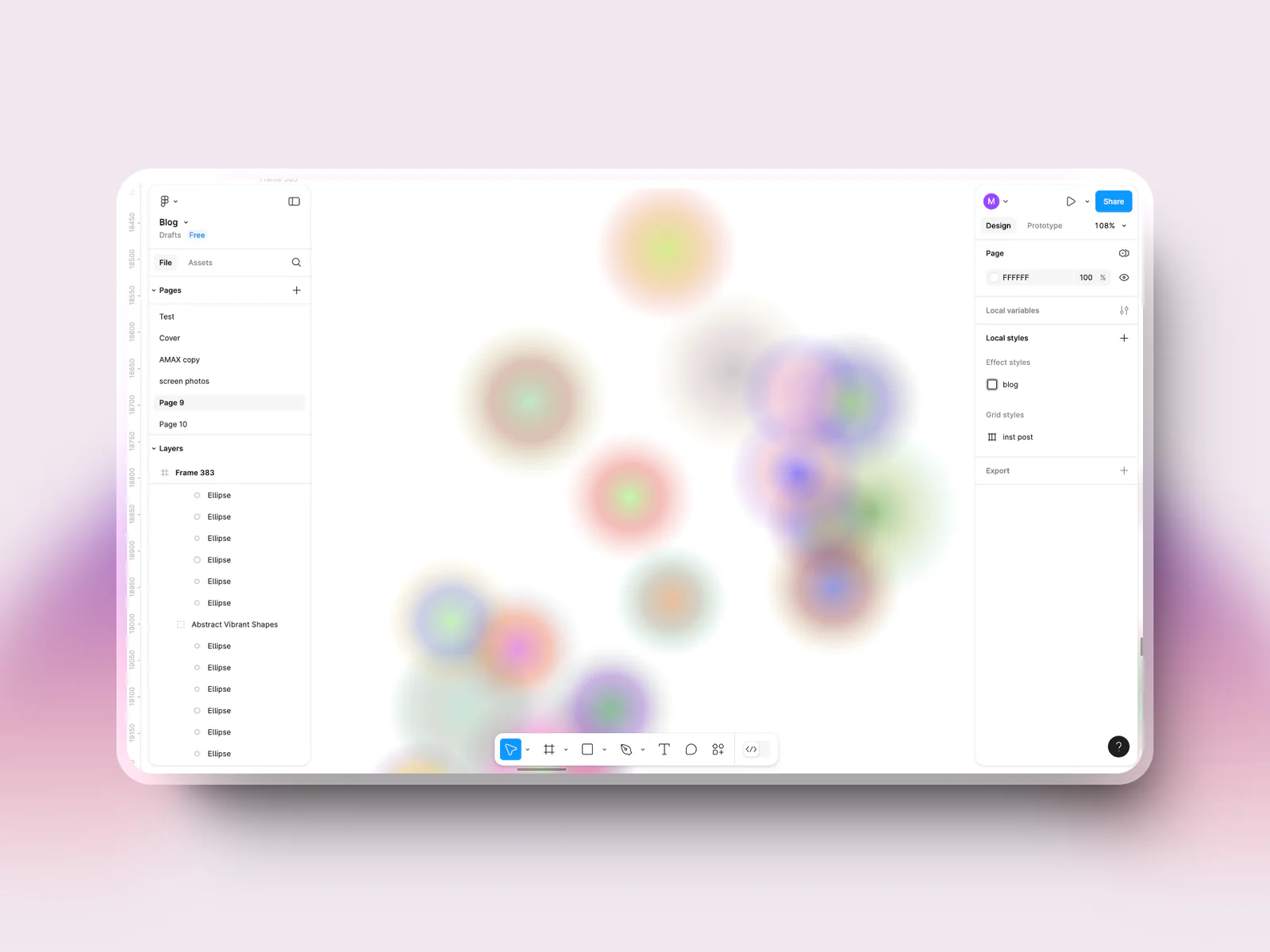 Abstract Vibrant Shapes Figma 插件详情预览图