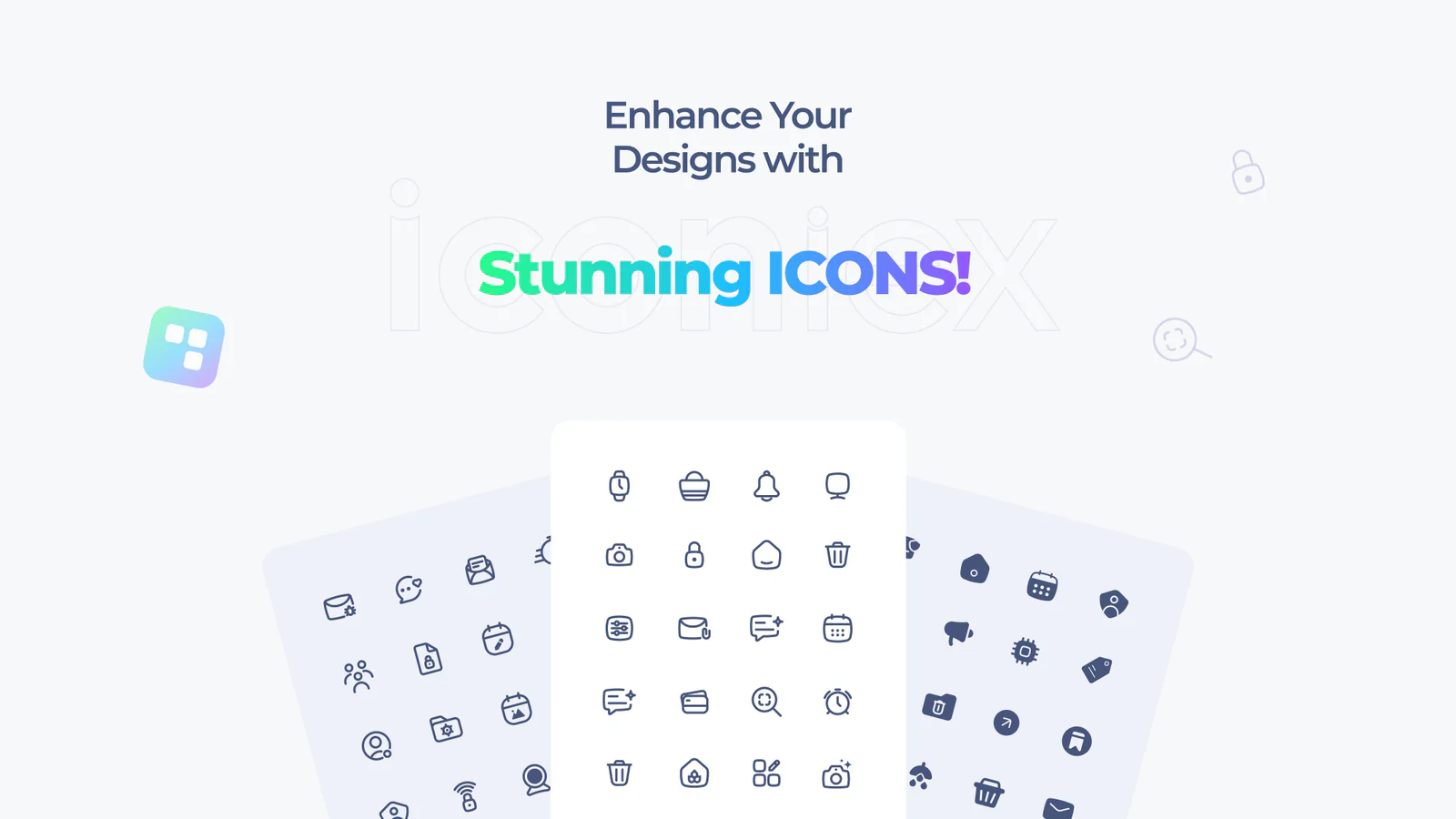 Iconiex - icons, illustrations, and emojis. A highly enhanced Figma plugin with 500+ icon packs. Figma 插件详情预览图