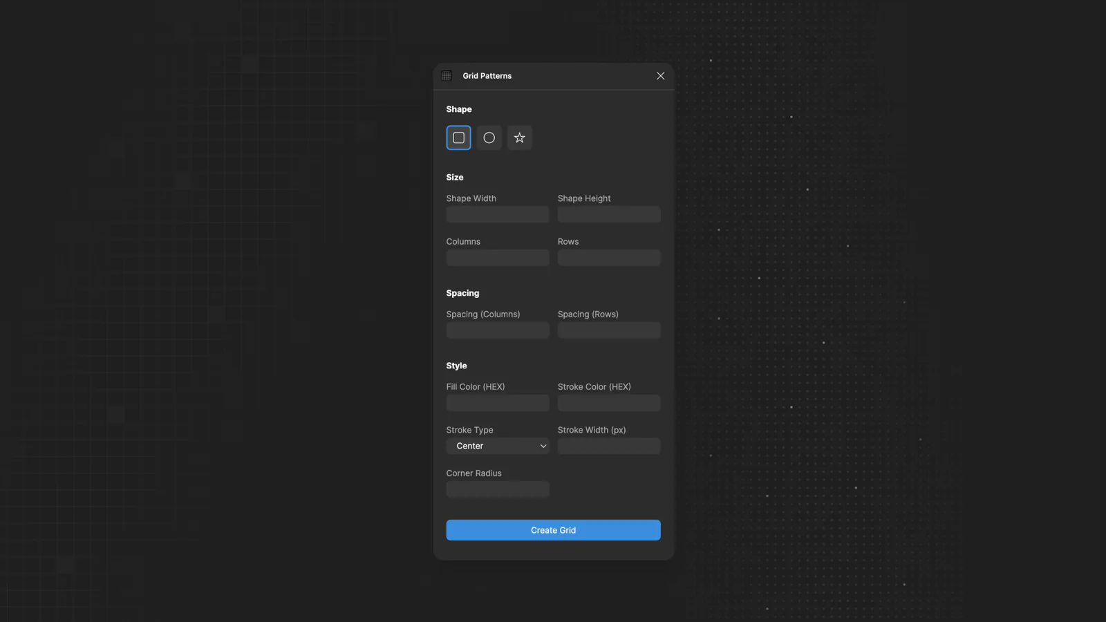 Grid Patterns Figma 插件详情预览图