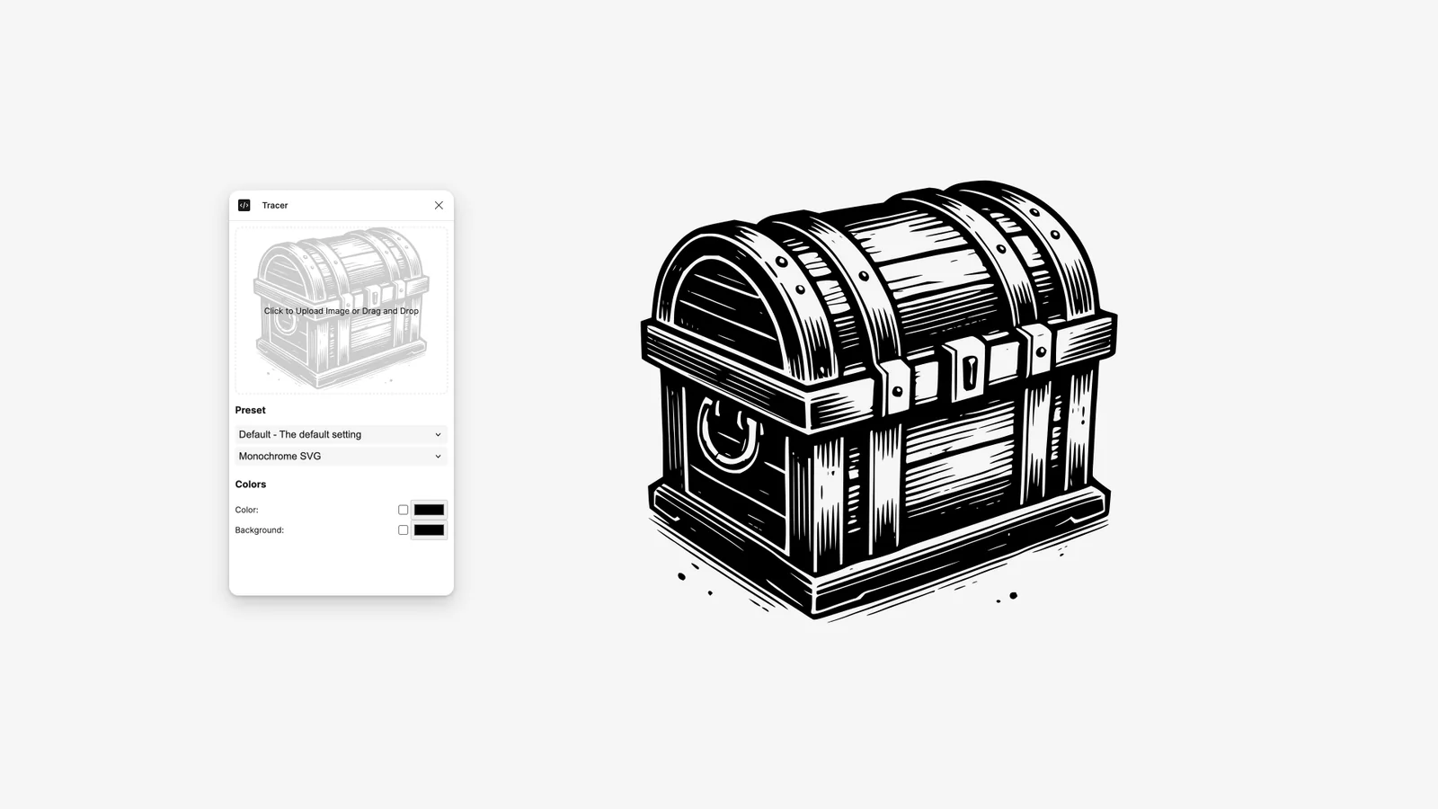 Tracer - Turn bitmap images into SVGs. Figma 插件详情预览图
