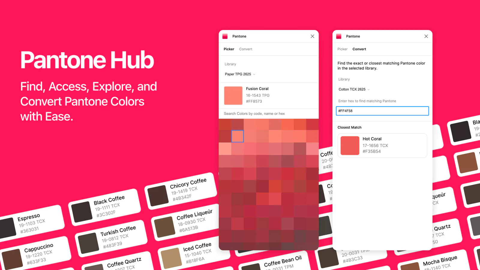Pantone Hub Figma 插件详情预览图
