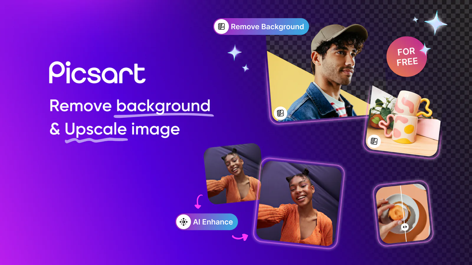 BG Remover & Image Enhancer by Picsart Figma 插件详情预览图