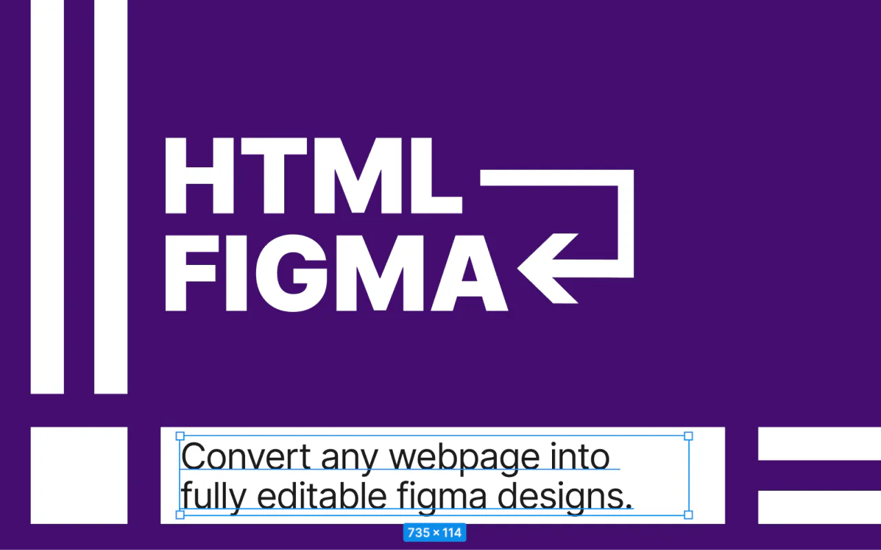 HTML to Figma - Converts any Websites Into Fully Editable Figma Designs (By Yashitech Solutions) Figma 插件详情预览图