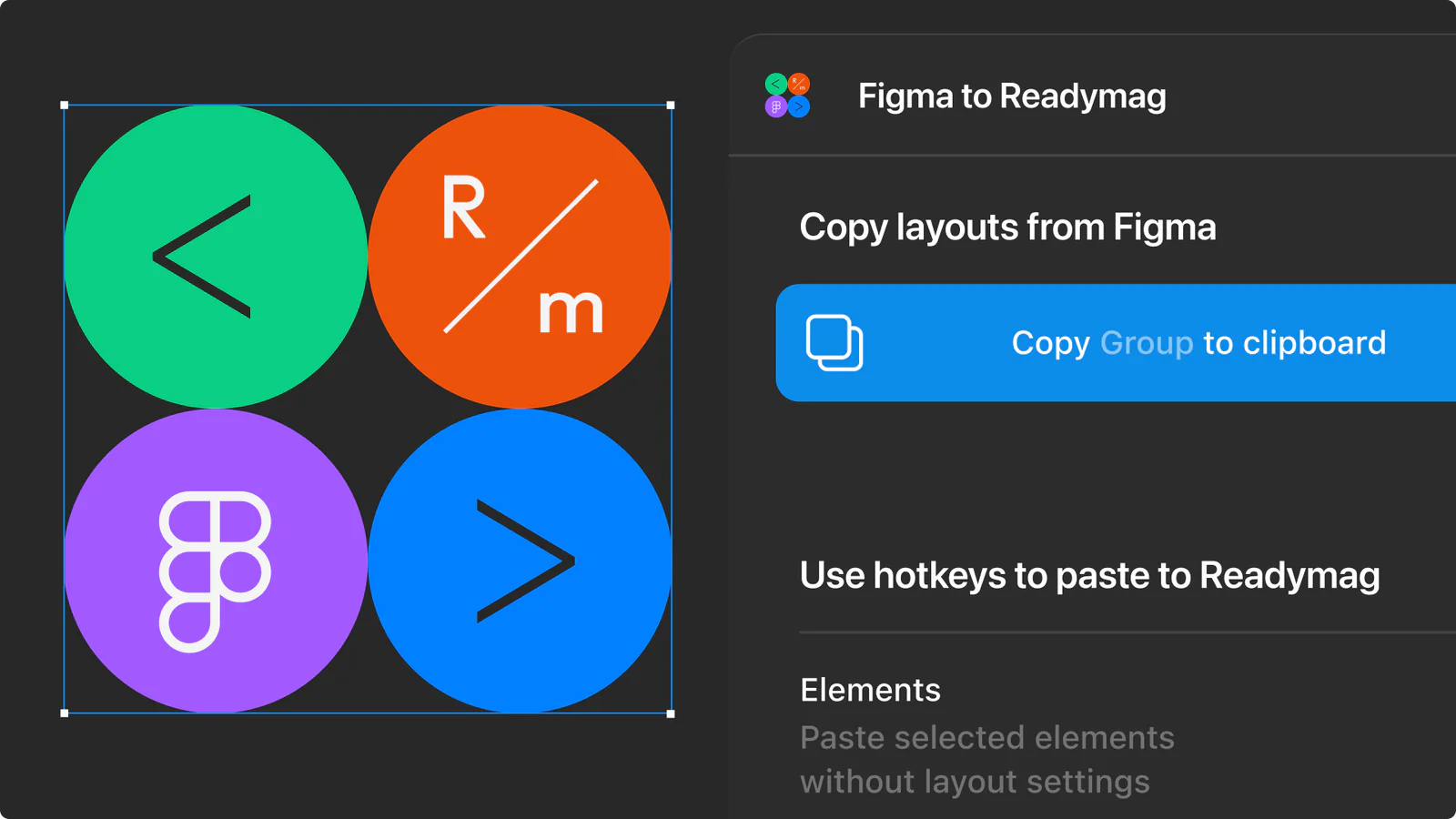 Figma to Readymag Figma 插件详情预览图