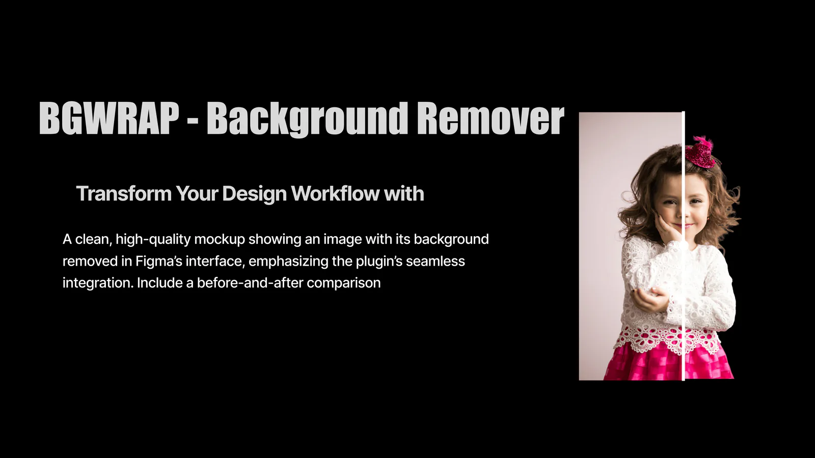 Bgwrap - Background Remover Figma 插件详情预览图