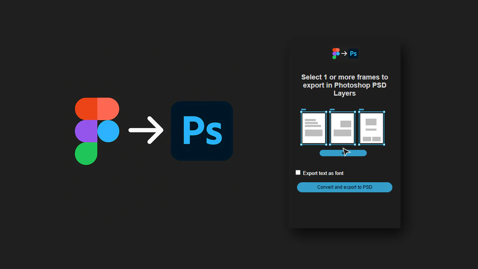 PSD Export Figma 插件详情预览图