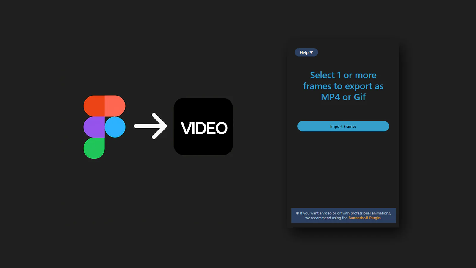 Video MP4 Export Figma 插件详情预览图