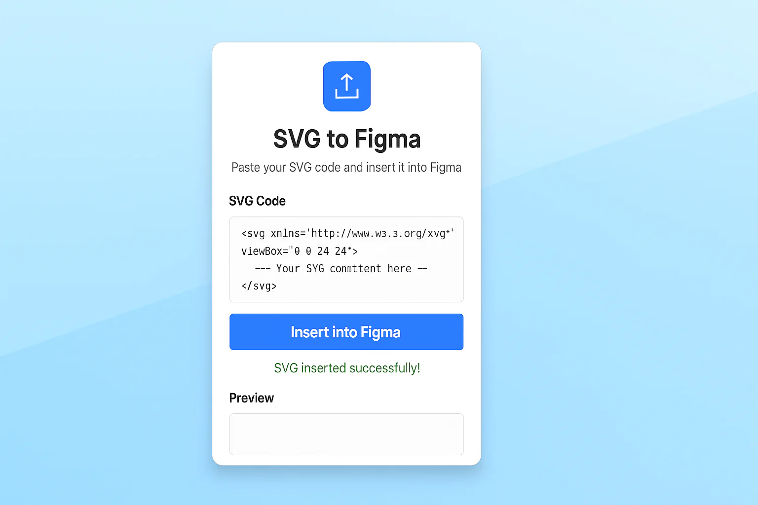 SVG to Figma Figma 插件详情预览图
