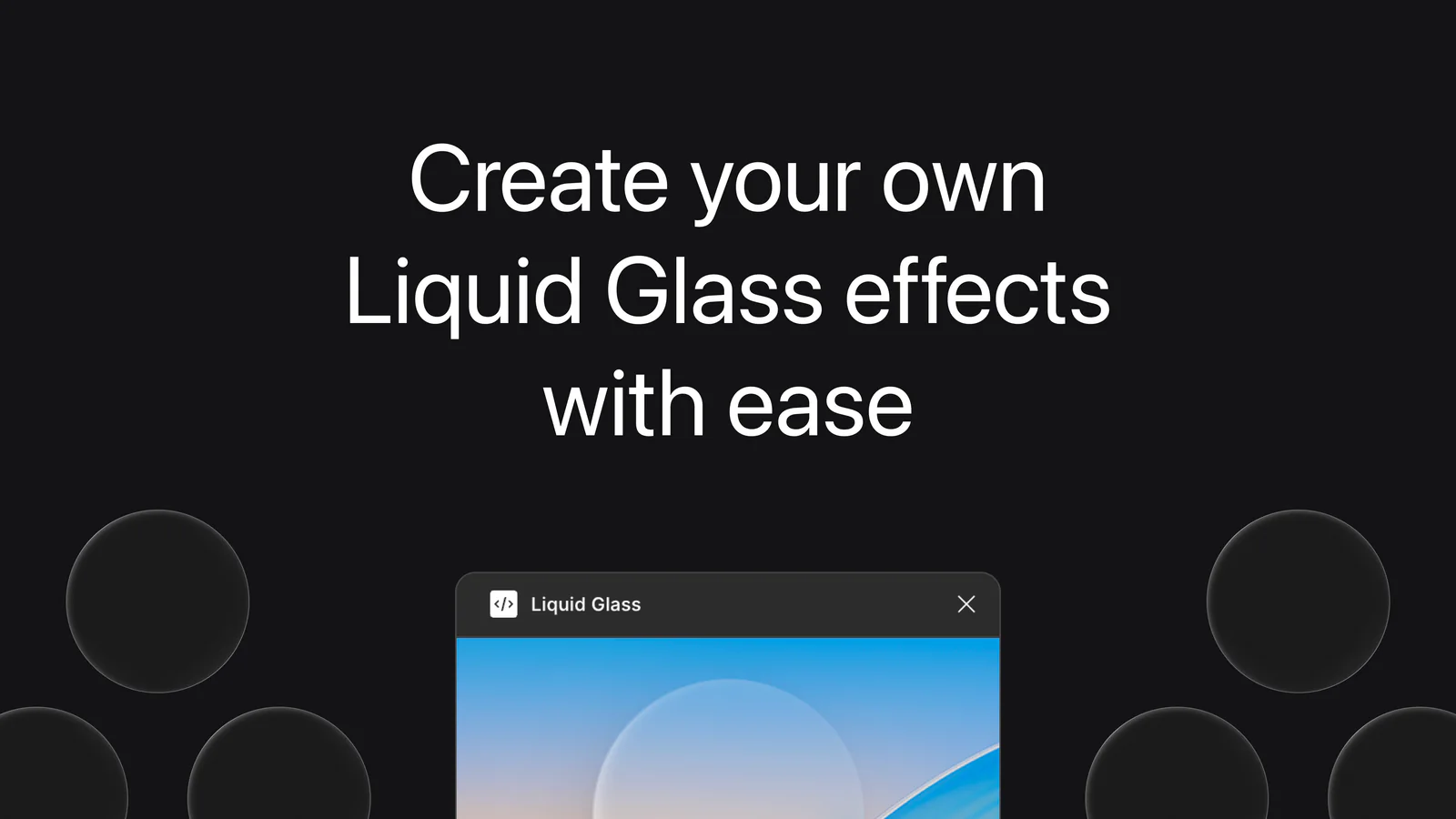 Liquid Glass Figma 插件详情预览图