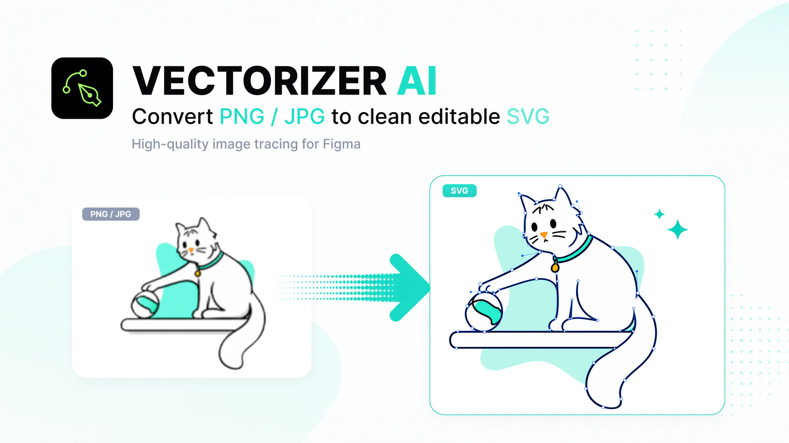 Vectorized (AI Vectorizer) - Image Tracer Figma 插件详情预览图