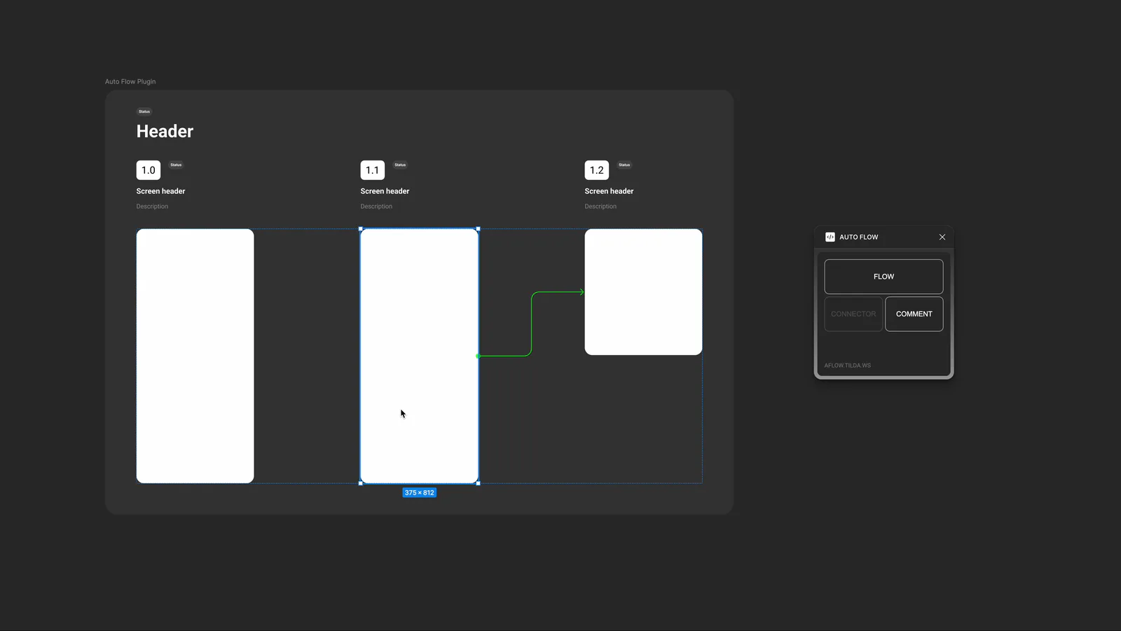 AUTO FLOW – arrows, connectors, annotations Figma 插件详情预览图