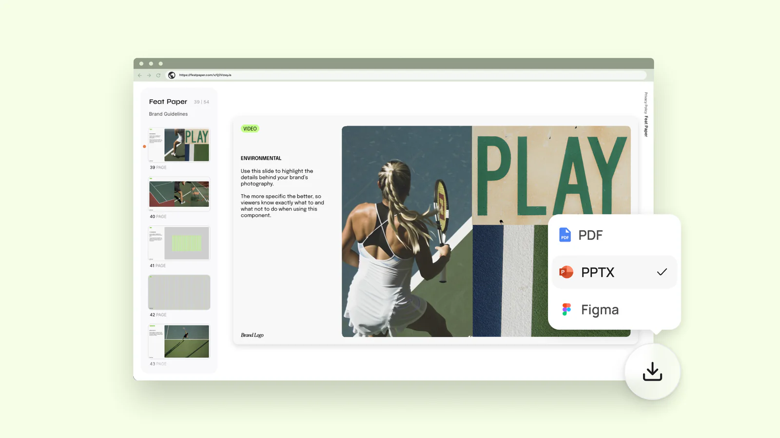 Convert Figma to PowerPoints PPTX, GoogleSlides & PDFs — Editable Slides or Web Link Figma 插件详情预览图