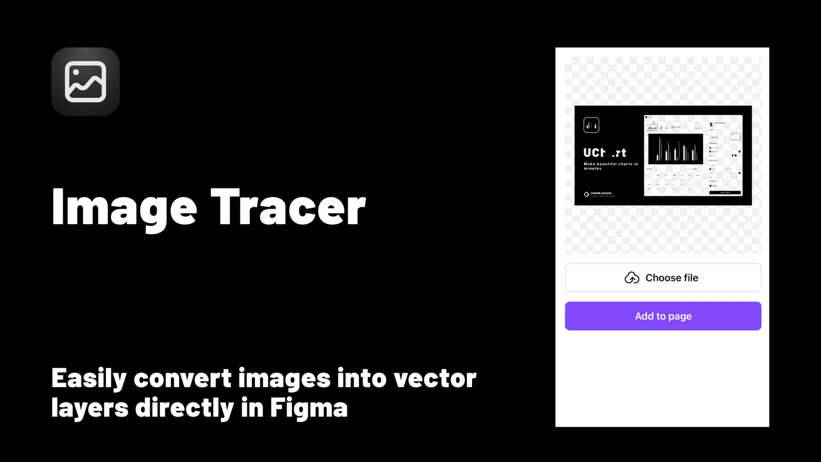Image Tracer (Free) - convert images into vector layers directly with Image Tracer Figma 插件详情预览图