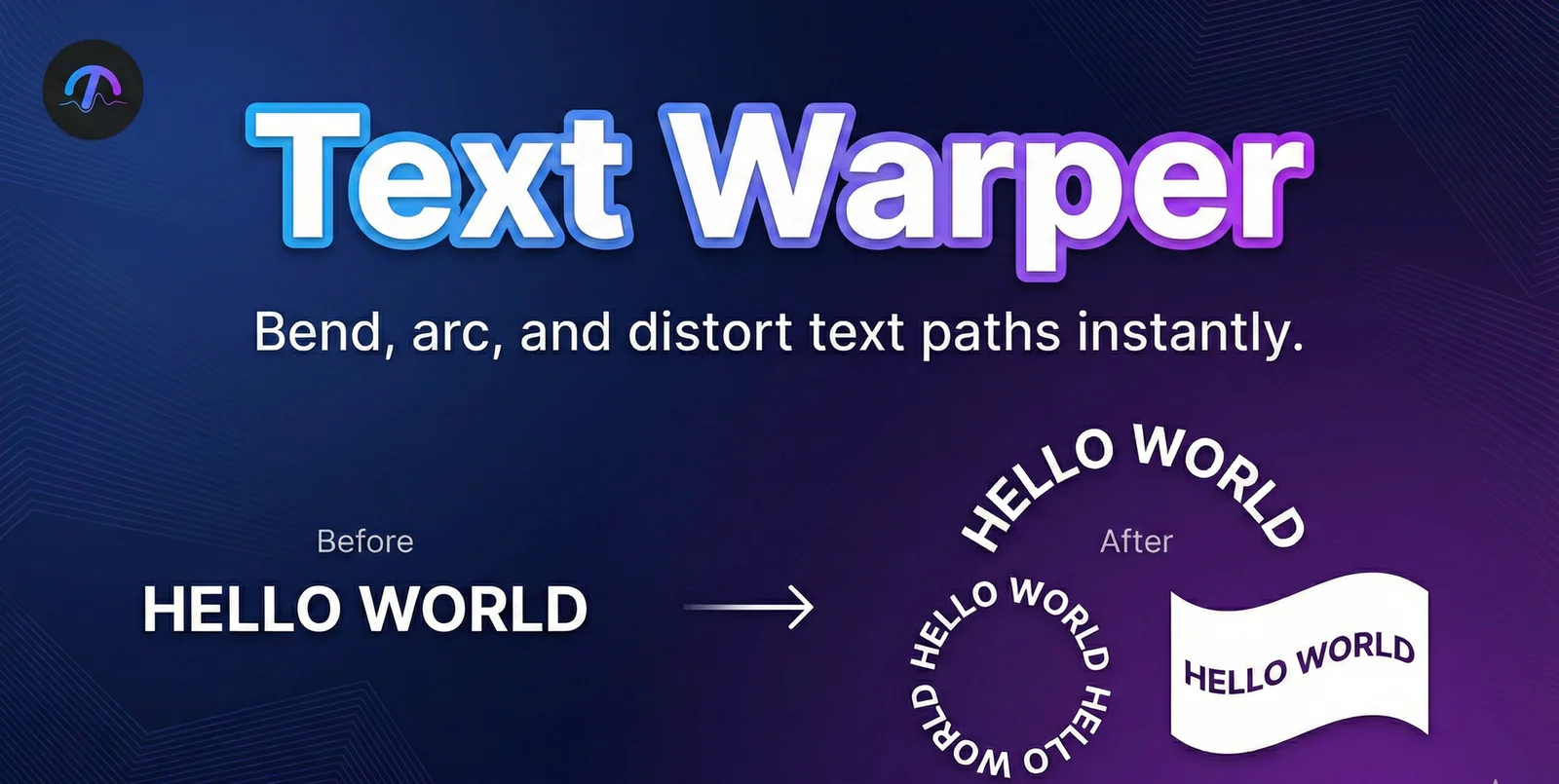 Text Warper Figma 插件详情预览图